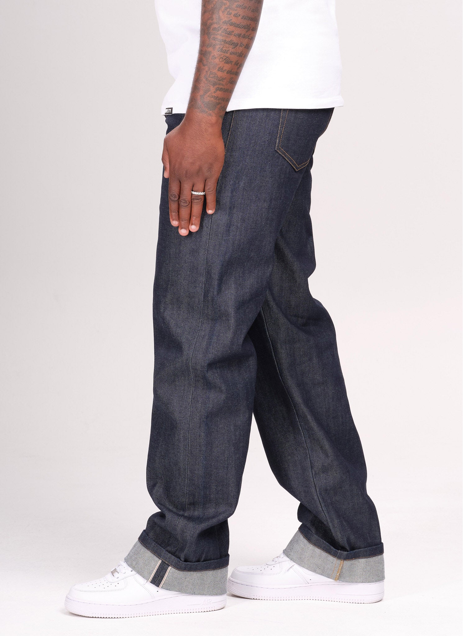 Structured Selvedge Jeans - Indigo