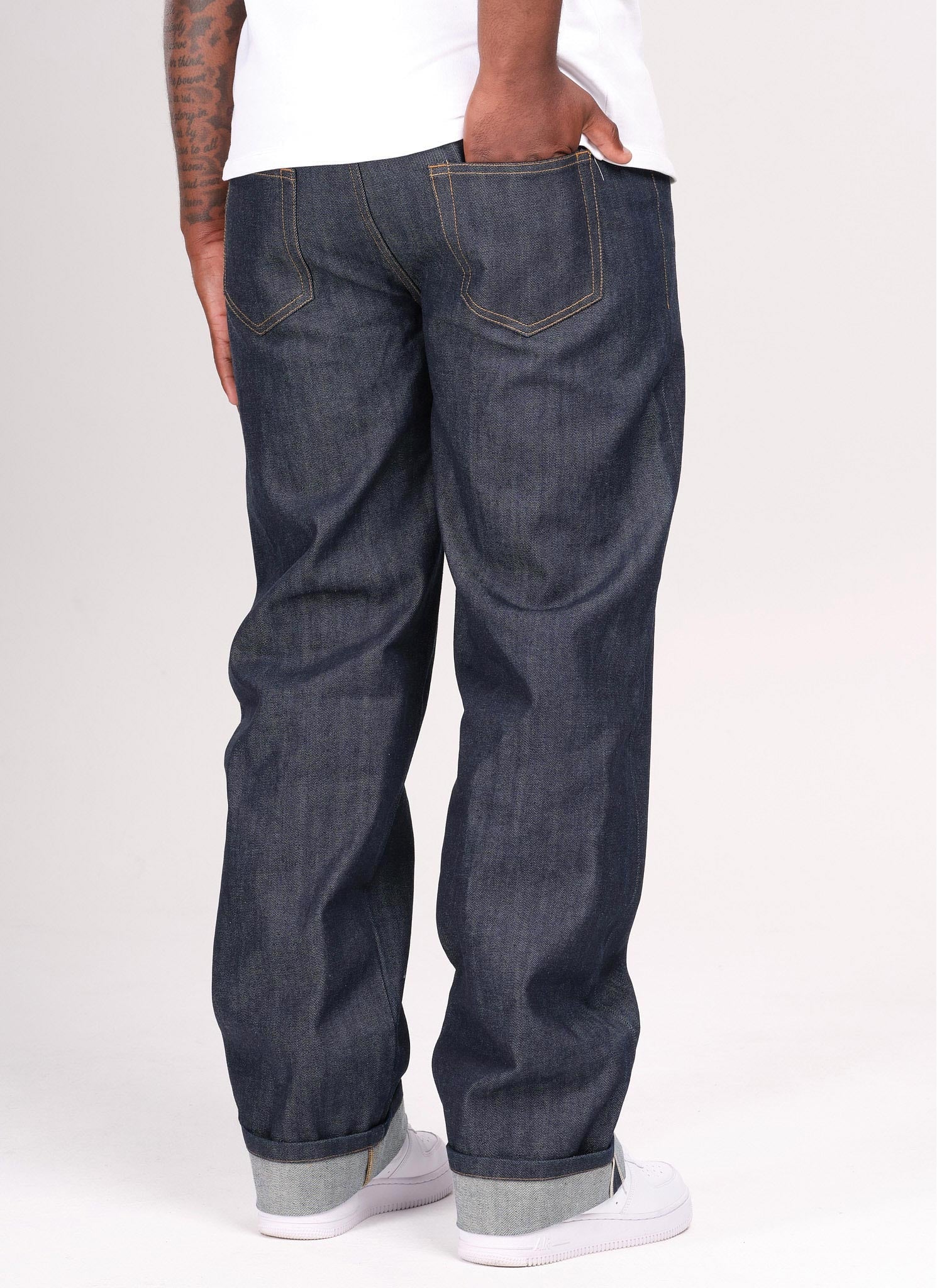 Structured Selvedge Jeans - Indigo