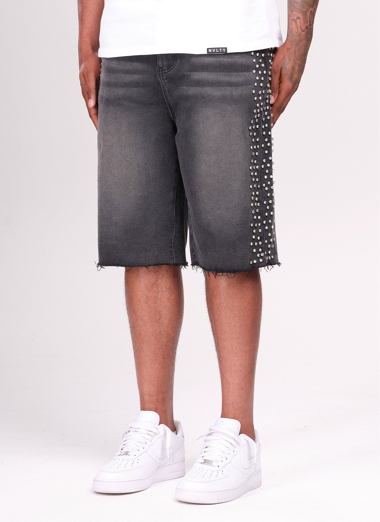 Vintage VVS Denim Shorts - Black