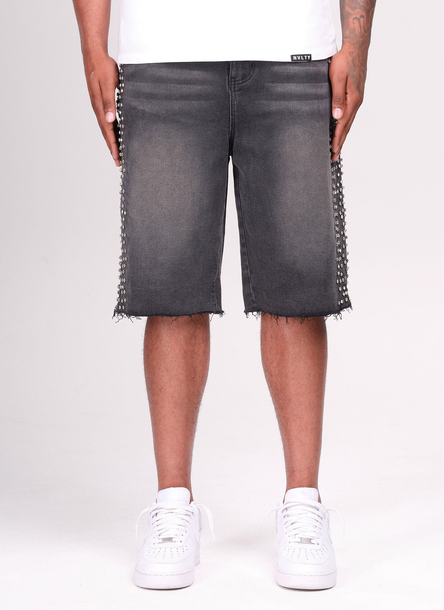 Vintage VVS Denim Shorts - Black