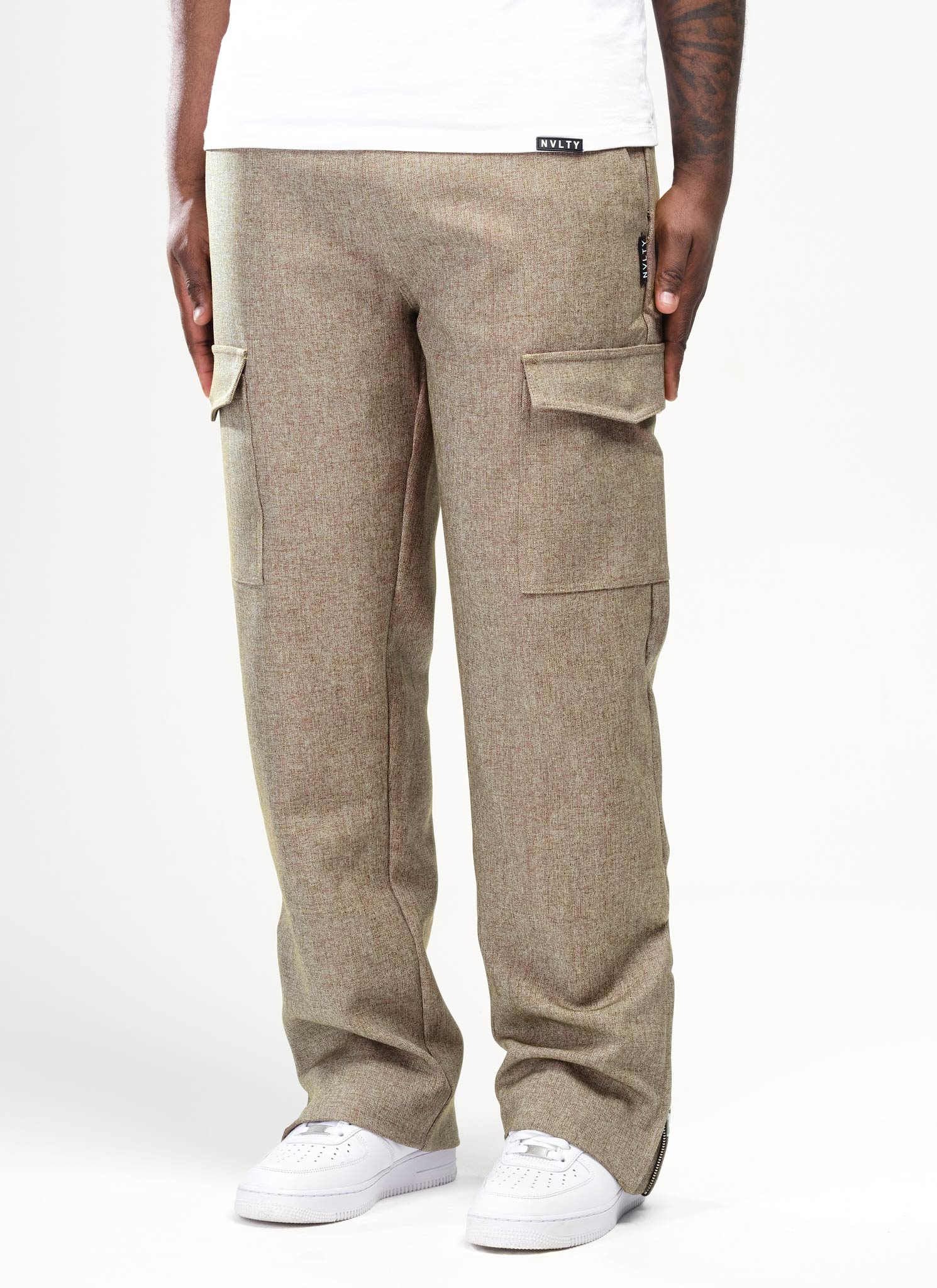 Tailored Militant Pants - Brown