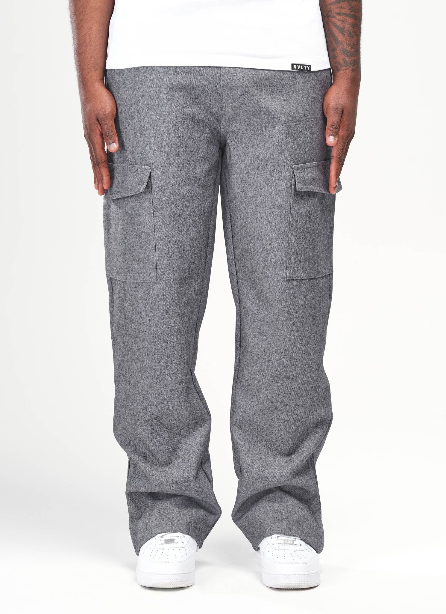 Tailored Militant Pants - Grey