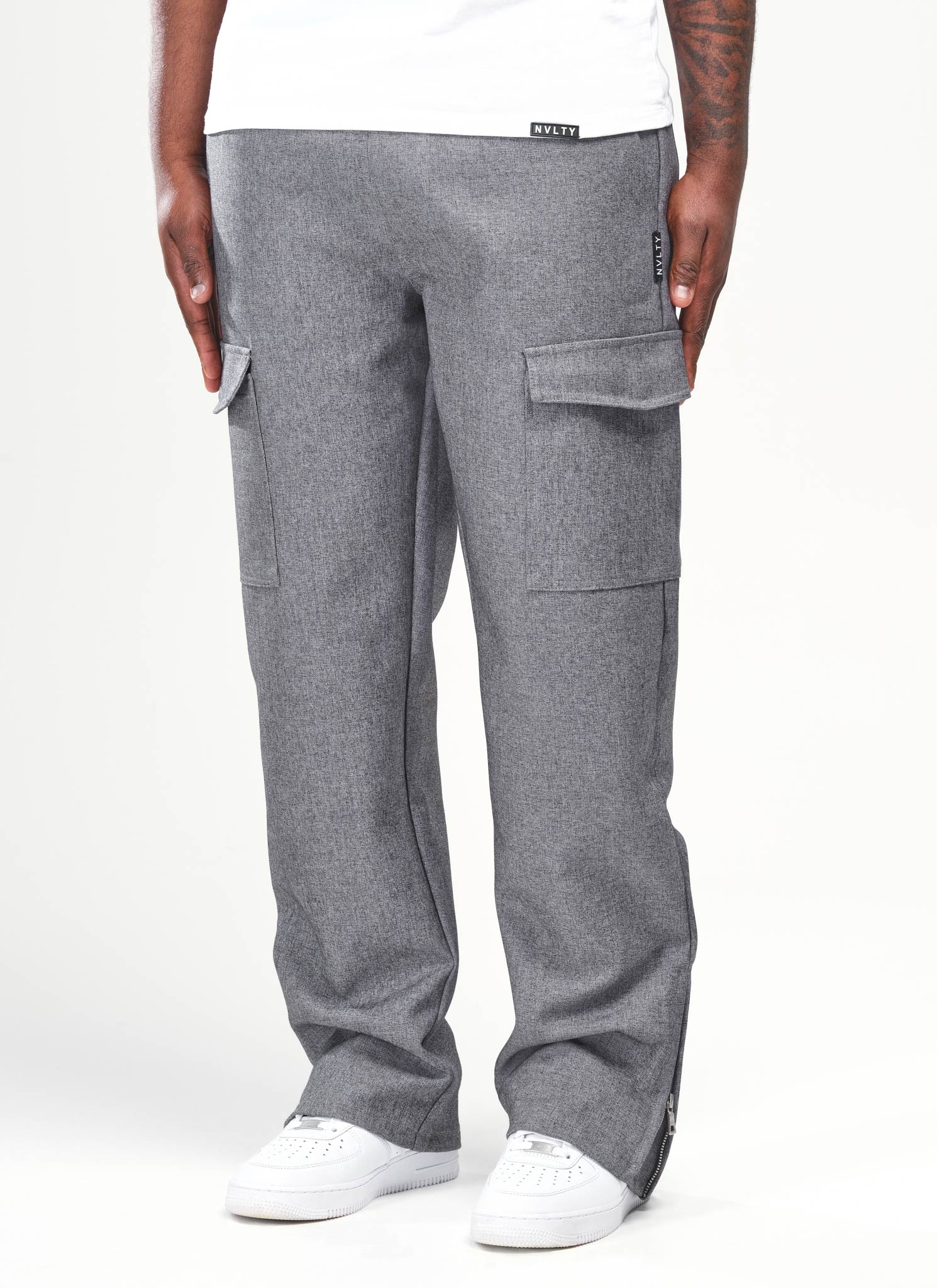 Tailored Militant Pants - Grey