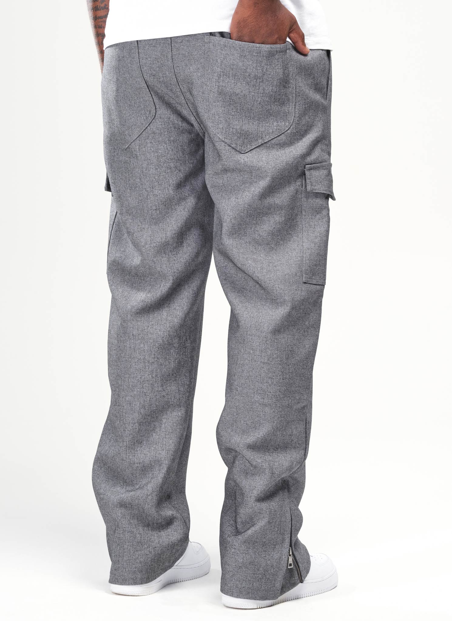 Tailored Militant Pants - Grey