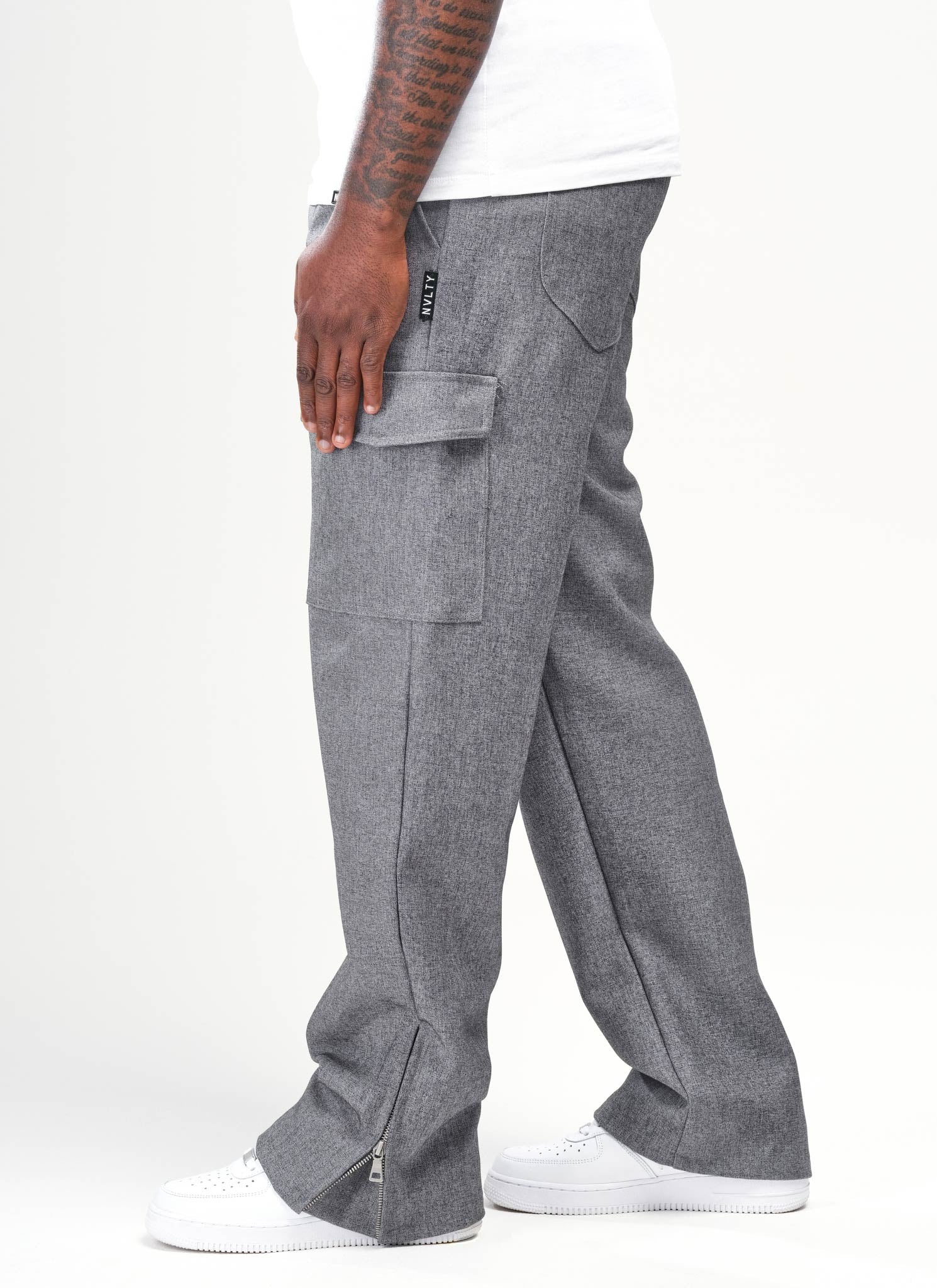 Tailored Militant Pants - Grey