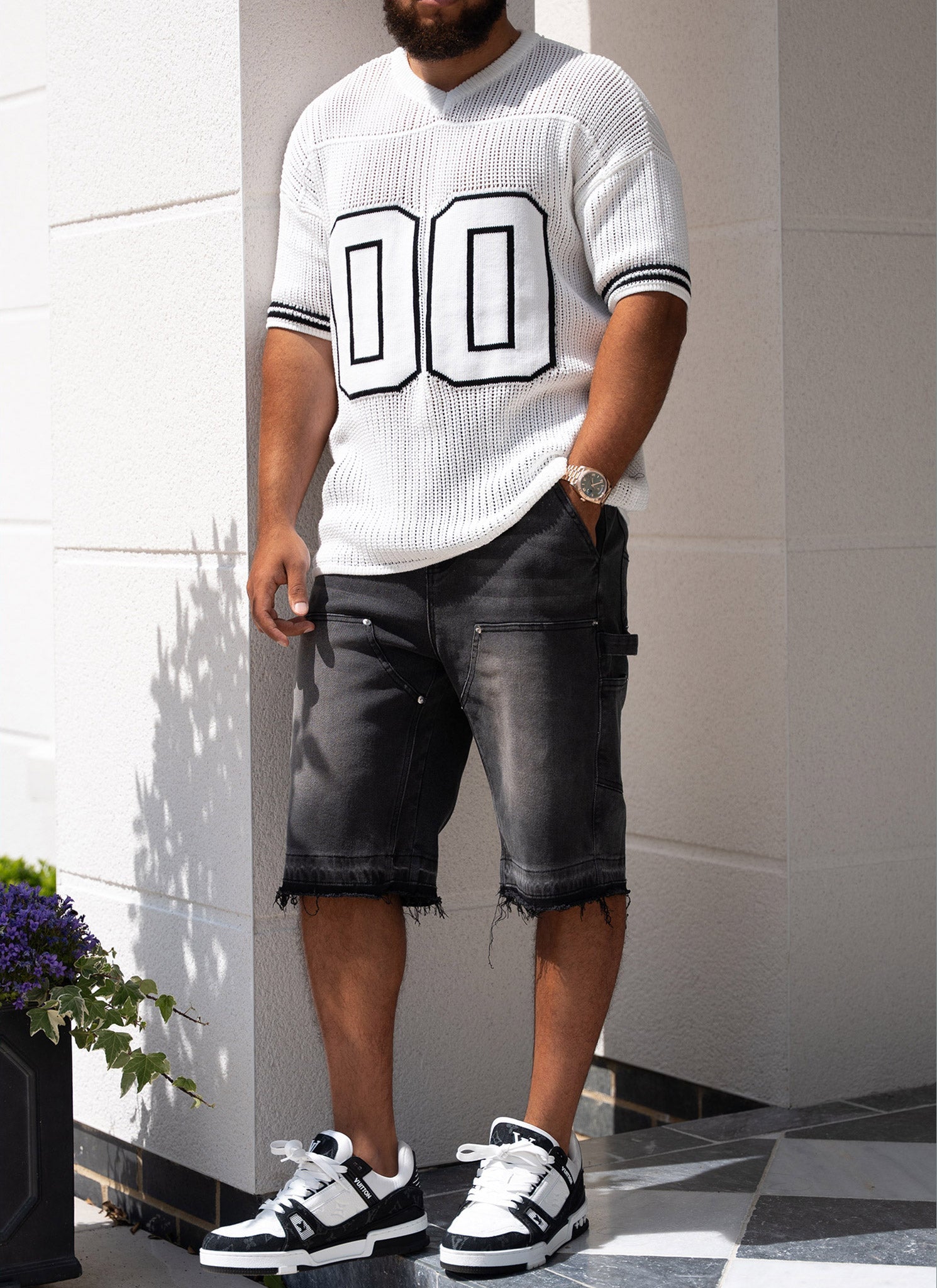 Knitted Members Jersey - Ivory