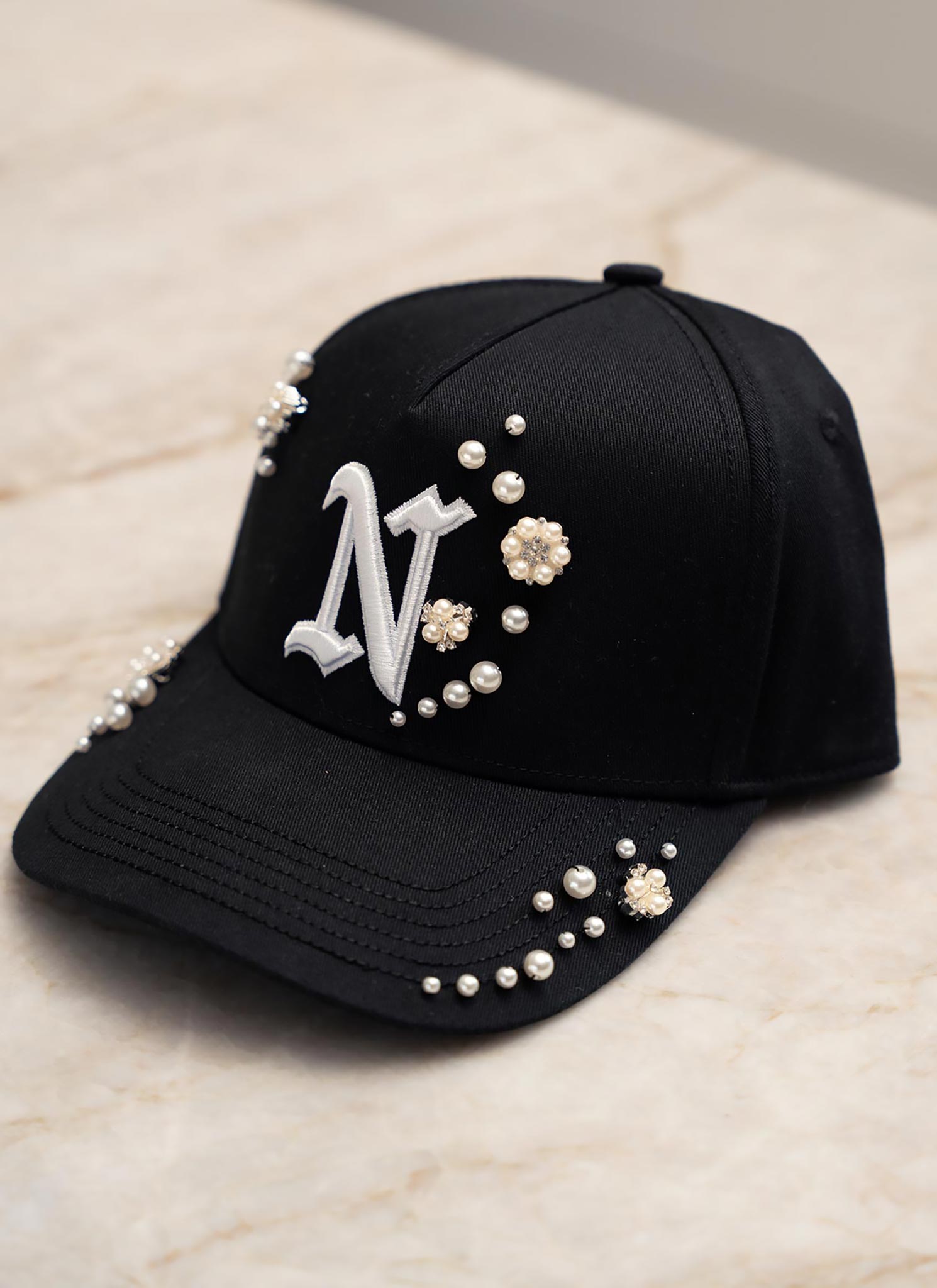 Pearl Cap - Black