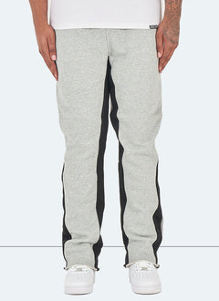 Pantalon de jogging évasé vintage - Gris