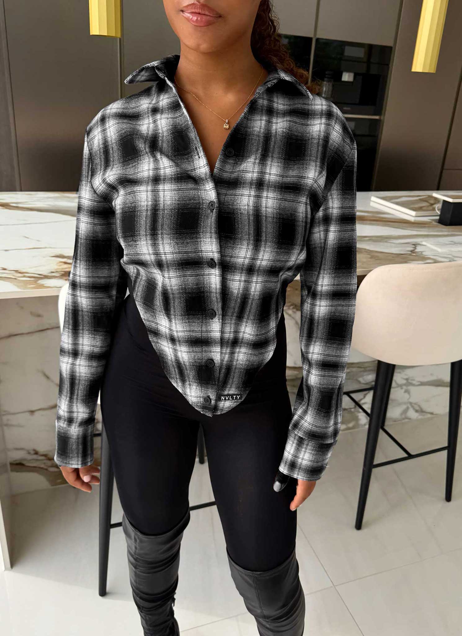 Corset Flannel - Black