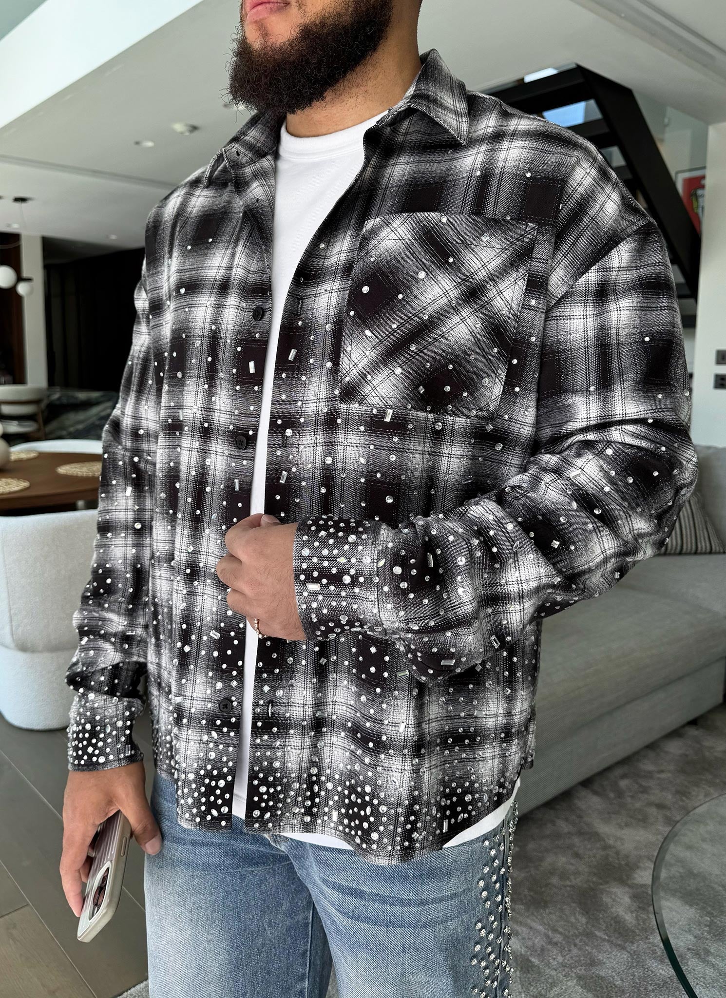 Vintage VVS Flannel - Black