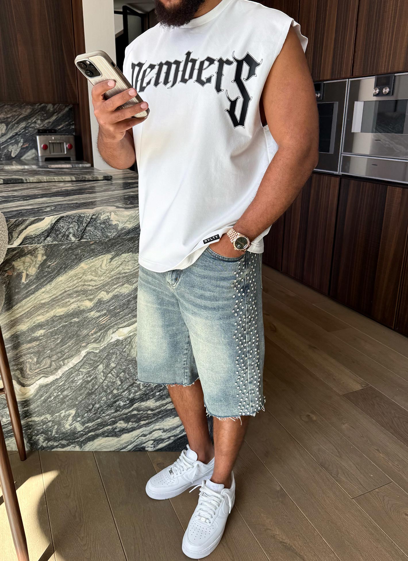 Vintage VVS Denim Shorts - Blue