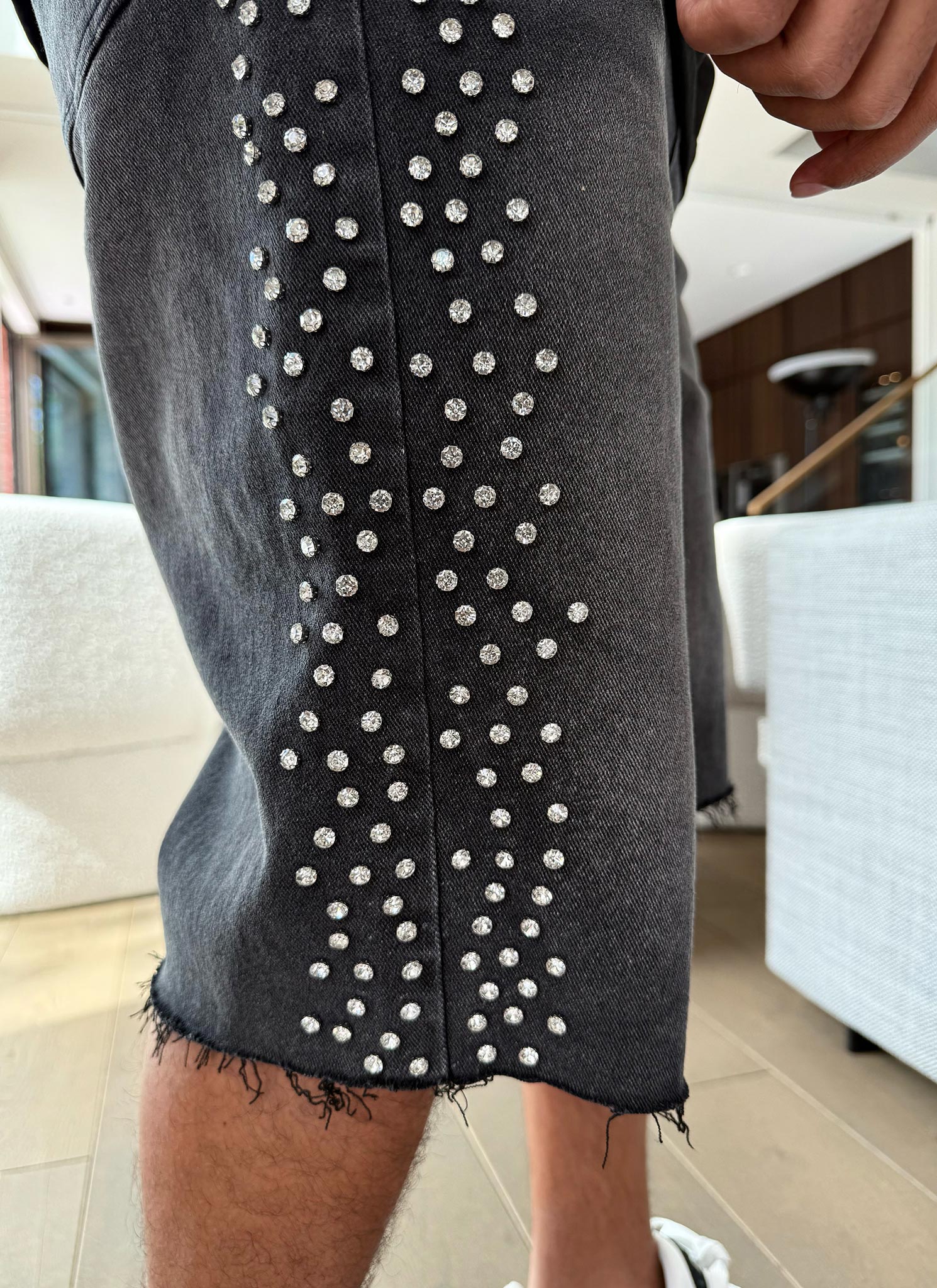 Vintage VVS Denim Shorts - Black