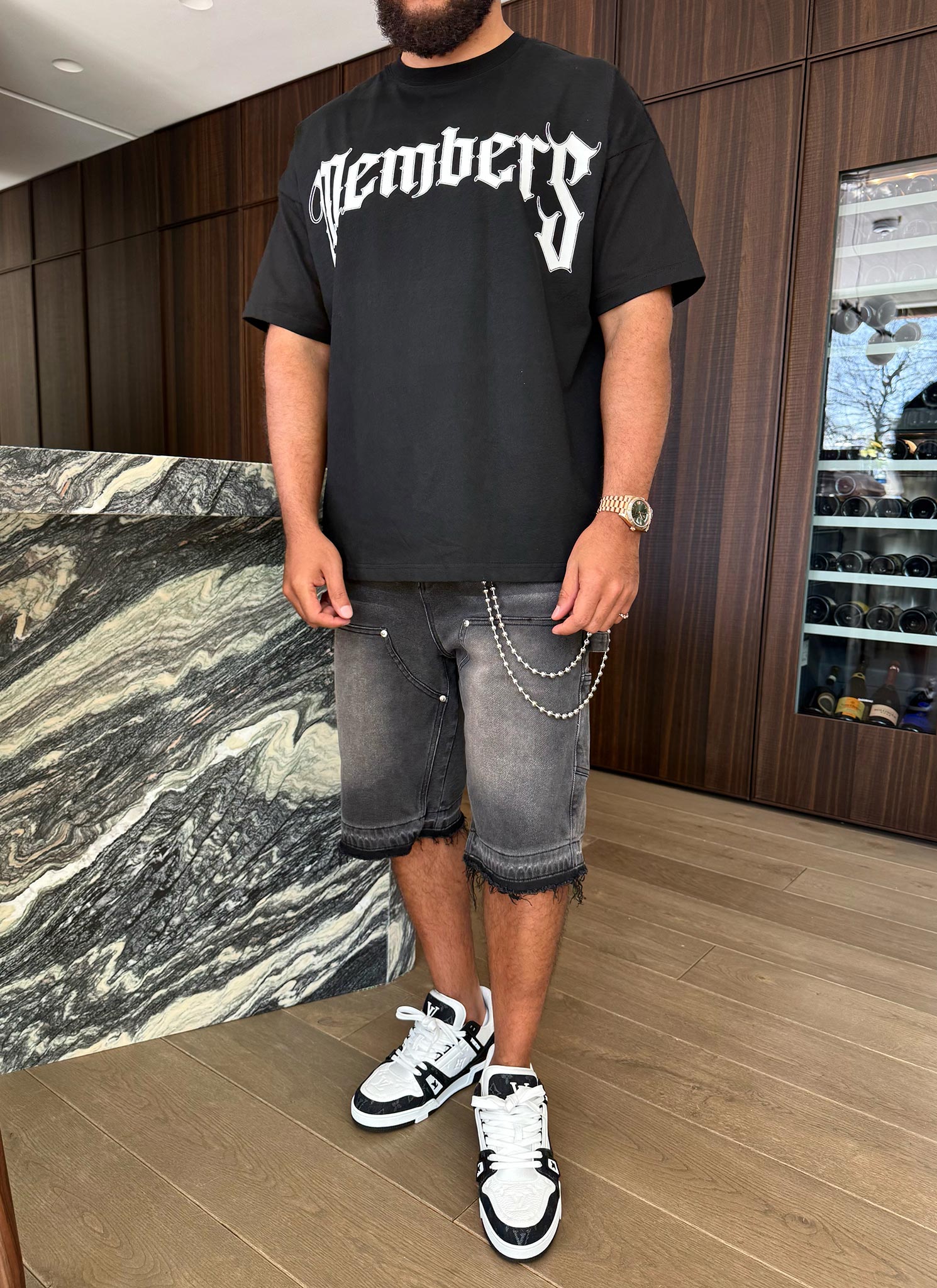 Members Arc T-Shirt - Black