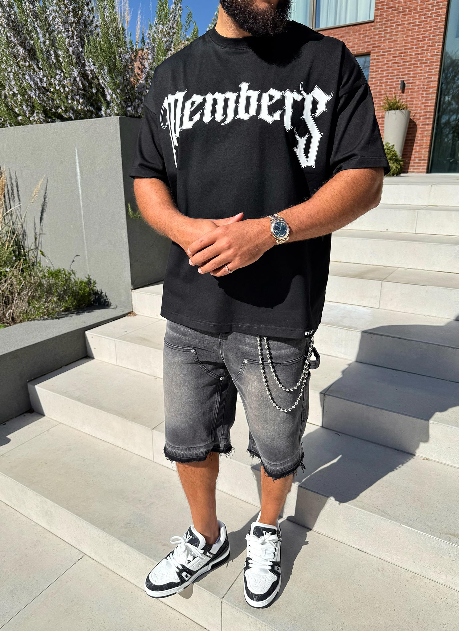 Members Arc T-Shirt - Black