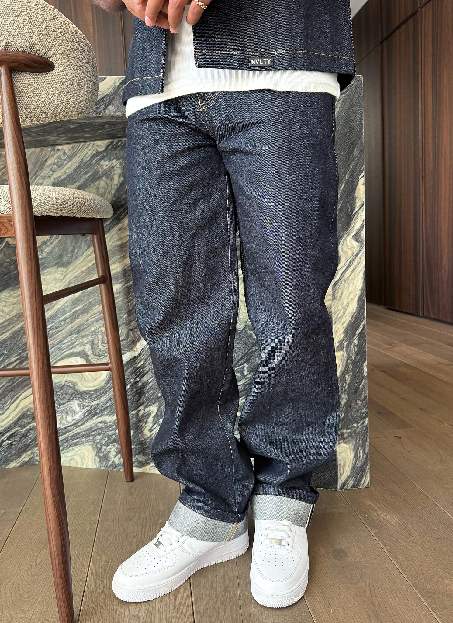 Structured Selvedge Jeans - Indigo