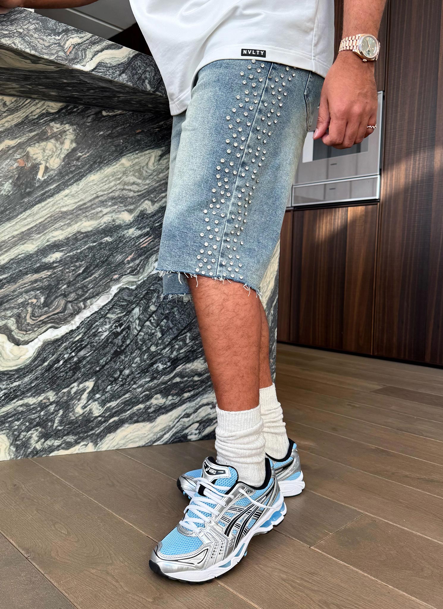 Vintage VVS Denim Shorts - Blue