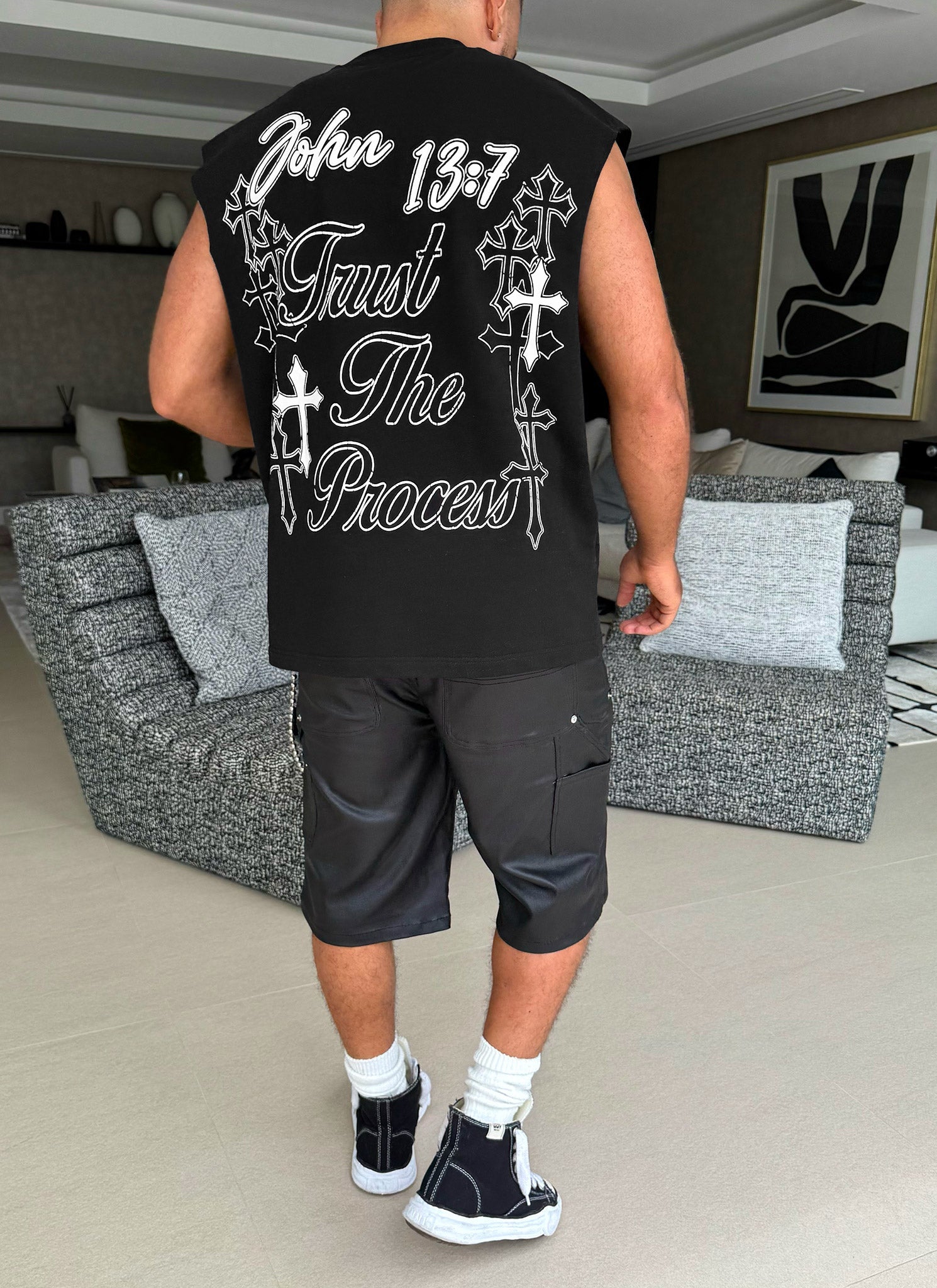 Road To Glory Sleeveless T-Shirt - Black