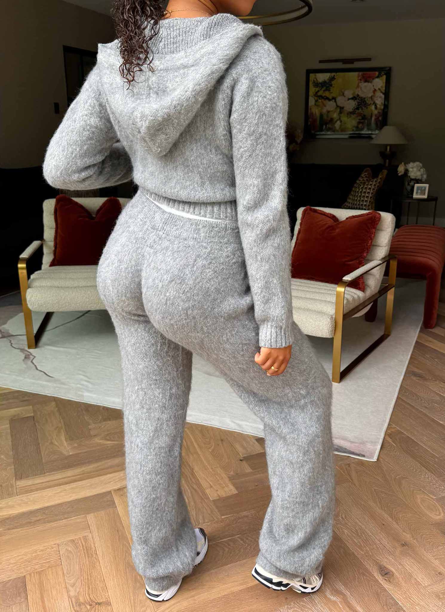 Mohair Joggers - Grey