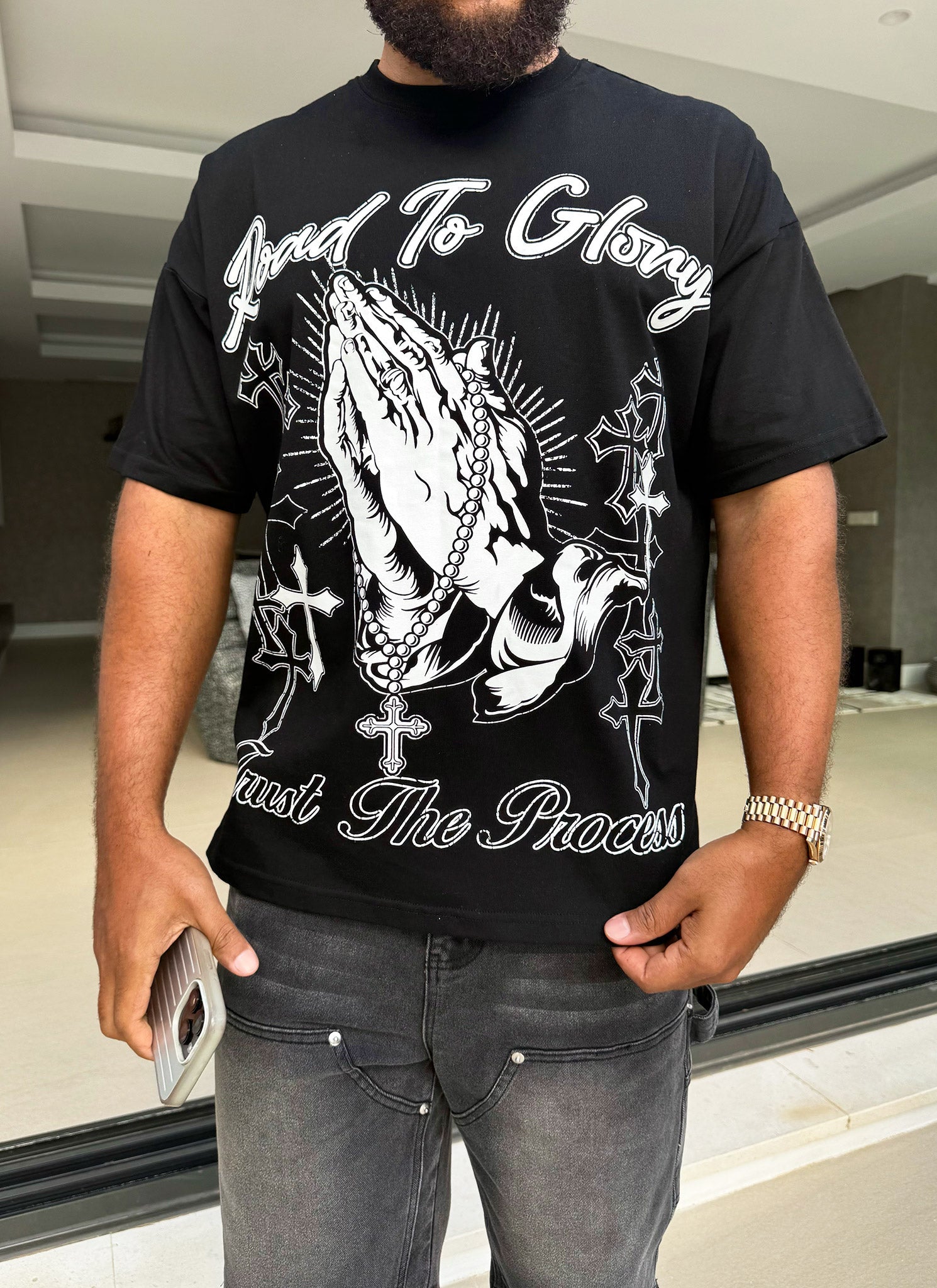 Road To Glory T-Shirt - Black