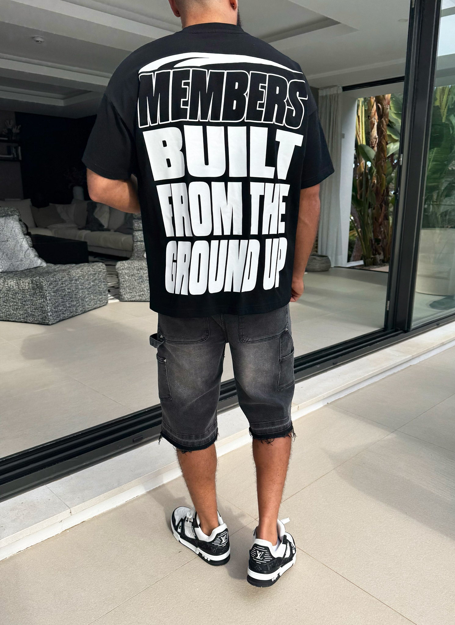 Members Eagle T-Shirt - Black