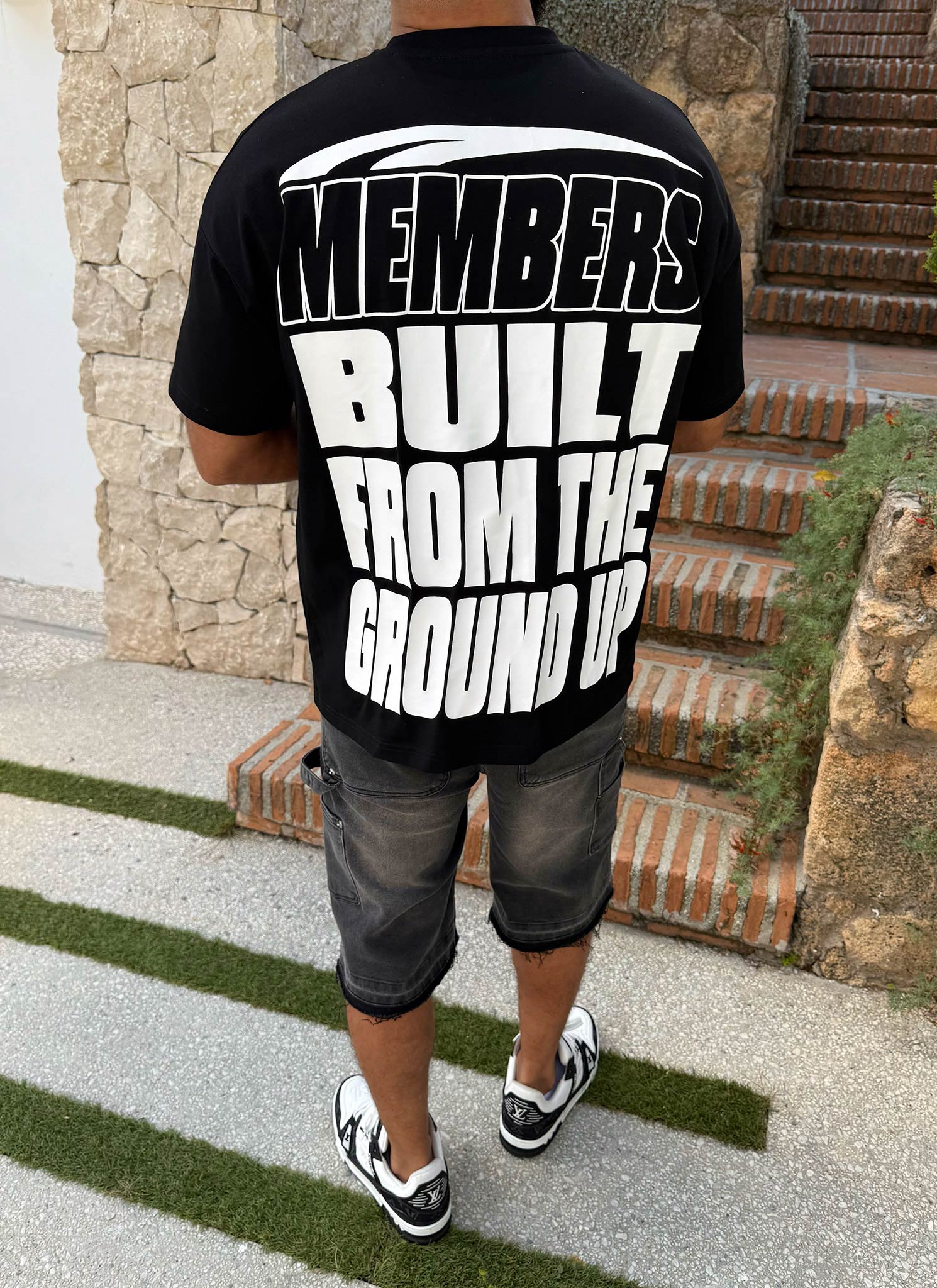 Members Eagle T-Shirt - Black