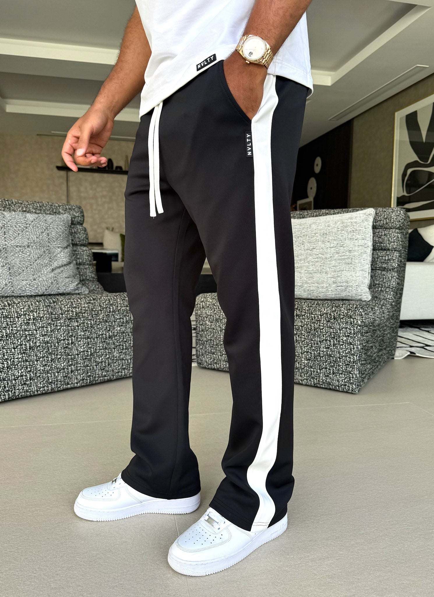 Vintage Track Pants - Black