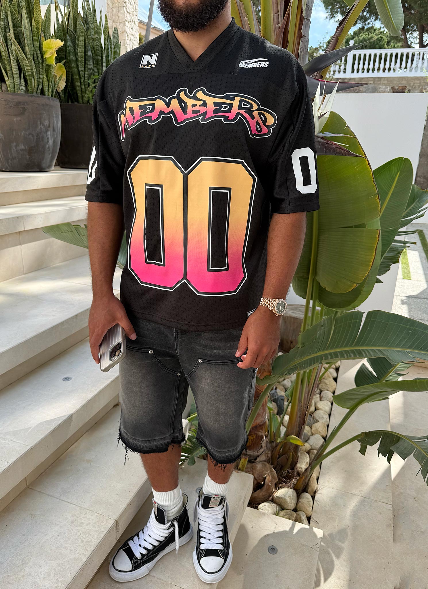 Graffiti Members Jersey - Black