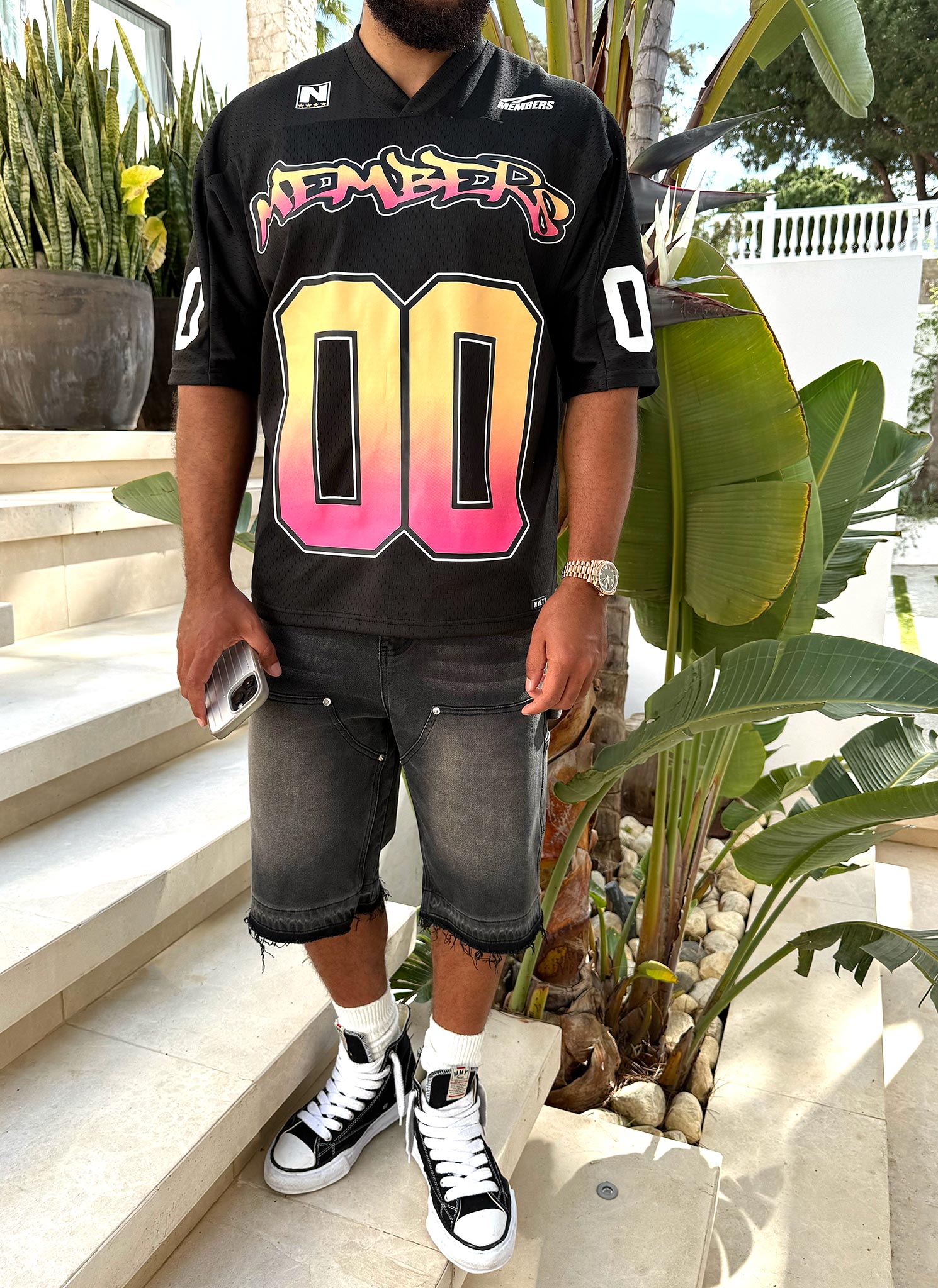 Graffiti Members Jersey - Black