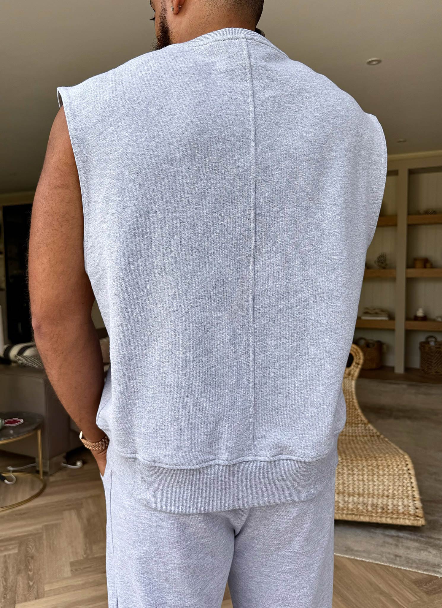Sleeveless Sweatshirt - Grey