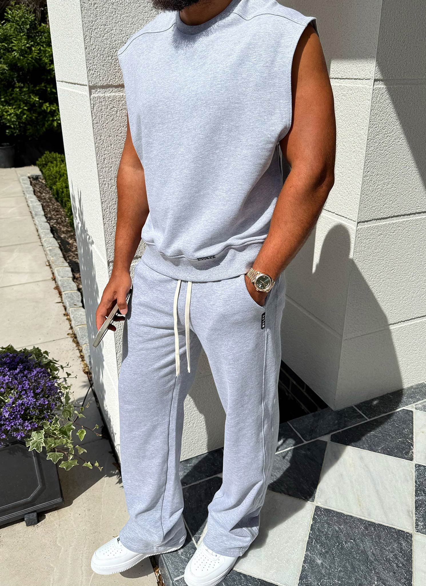 Sleeveless Sweatshirt - Grey