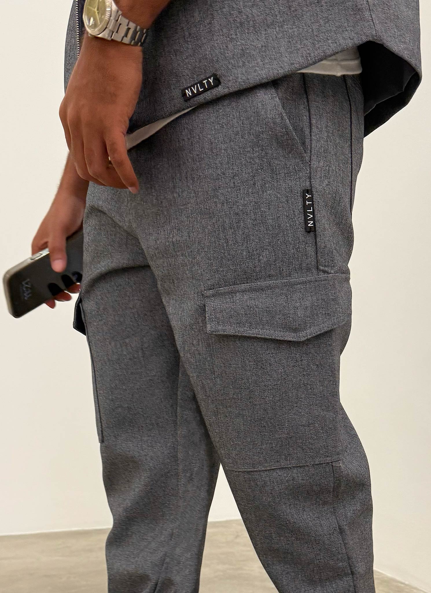 Tailored Militant Pants - Grey