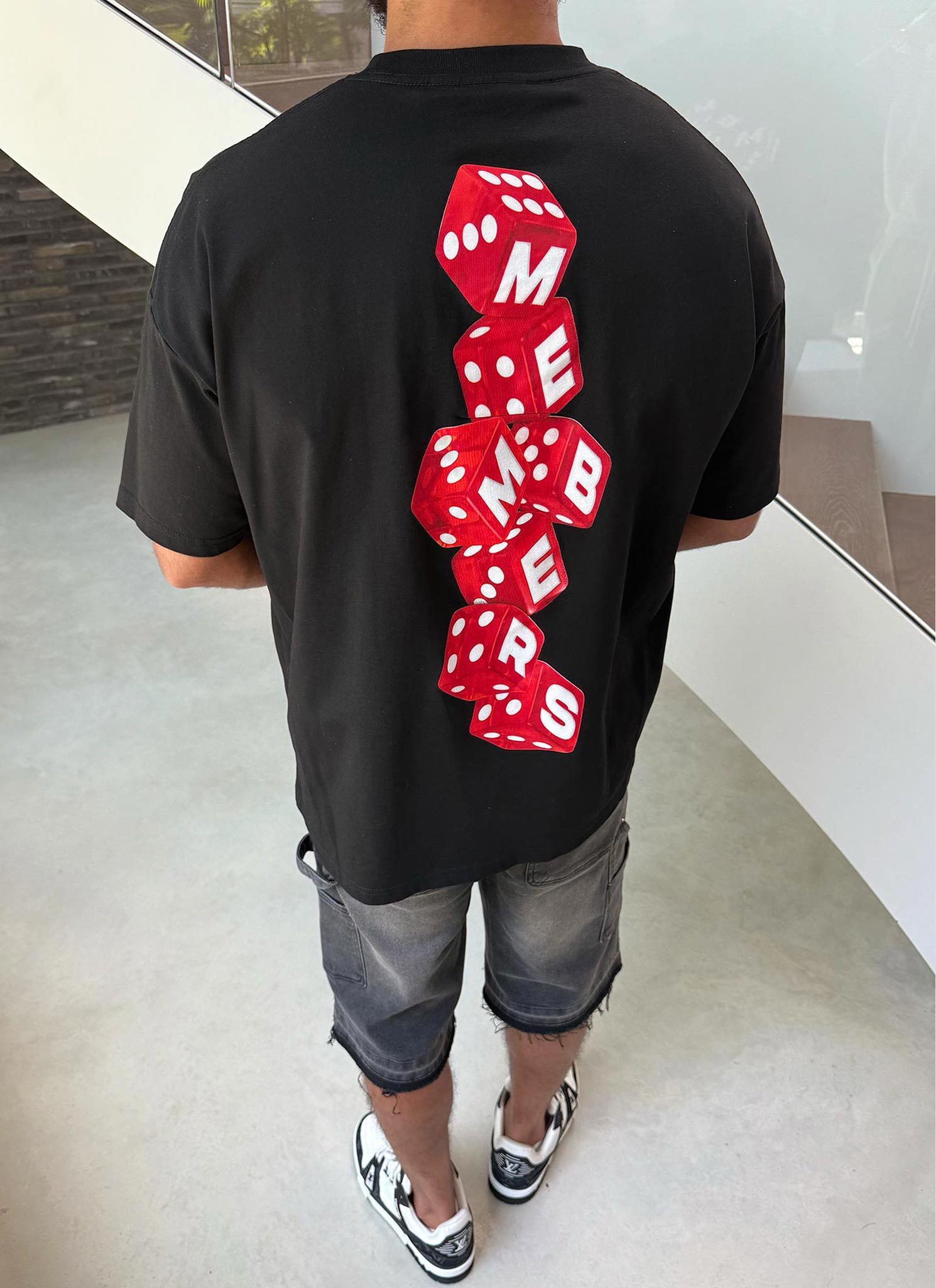 Members Dice T-Shirt - Black