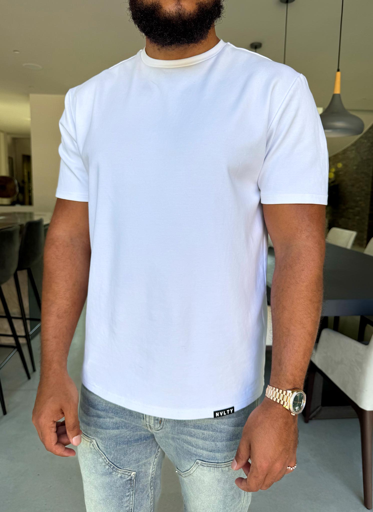 Luxe Cotton T-Shirt - White