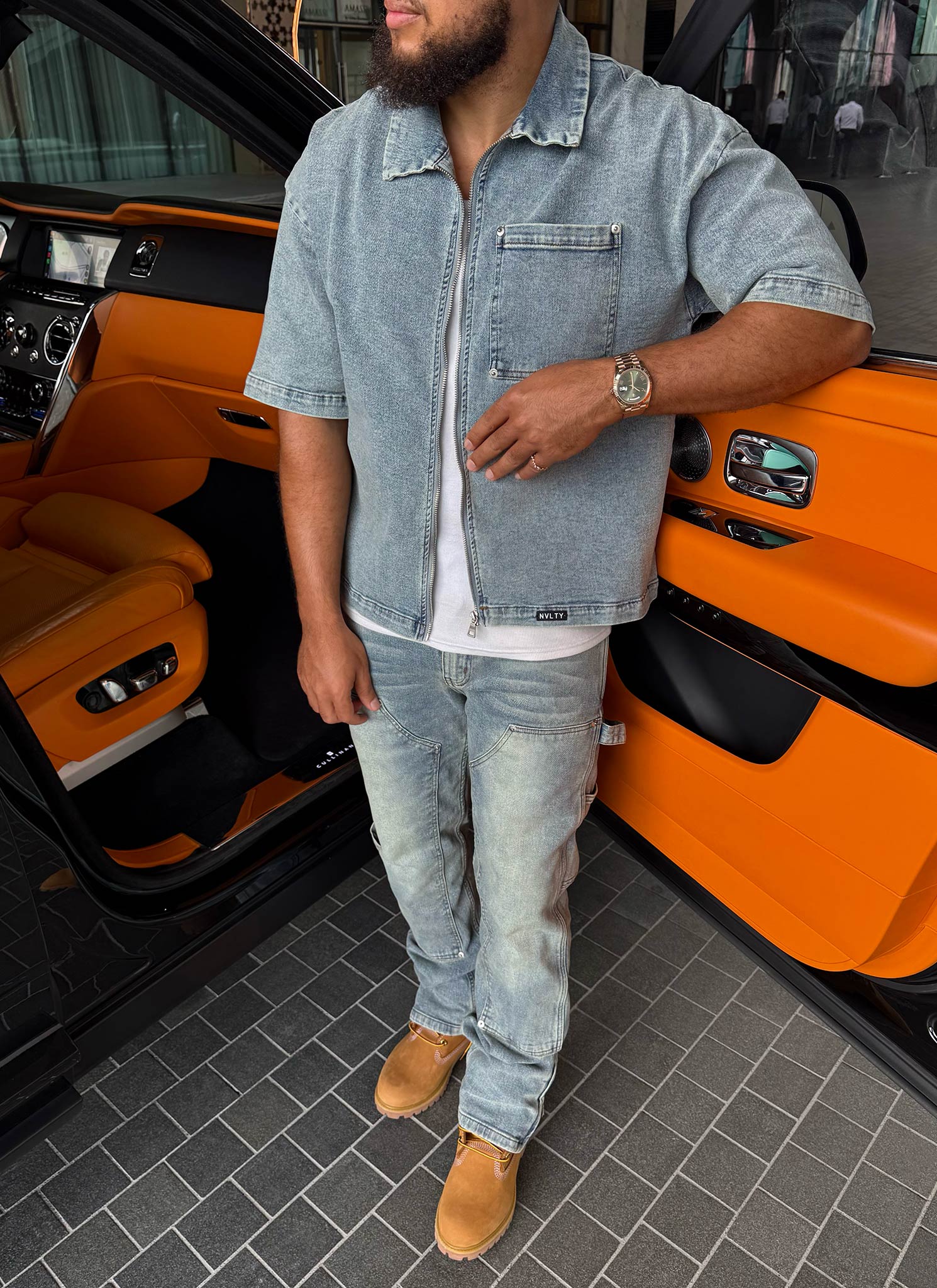 Vintage Carpenter Rivet Jeans - Blue