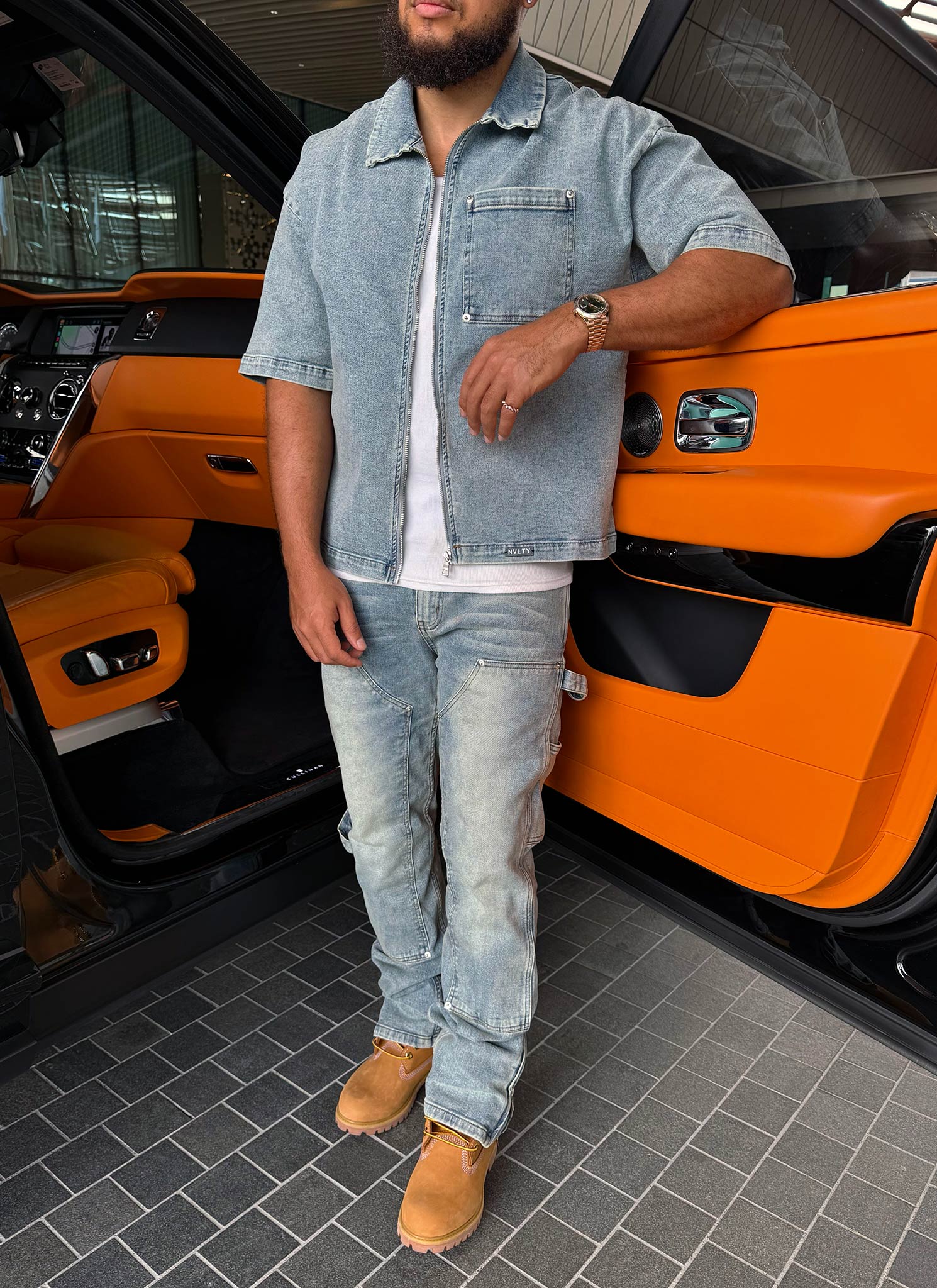 Vintage Carpenter Rivet Jeans - Blue