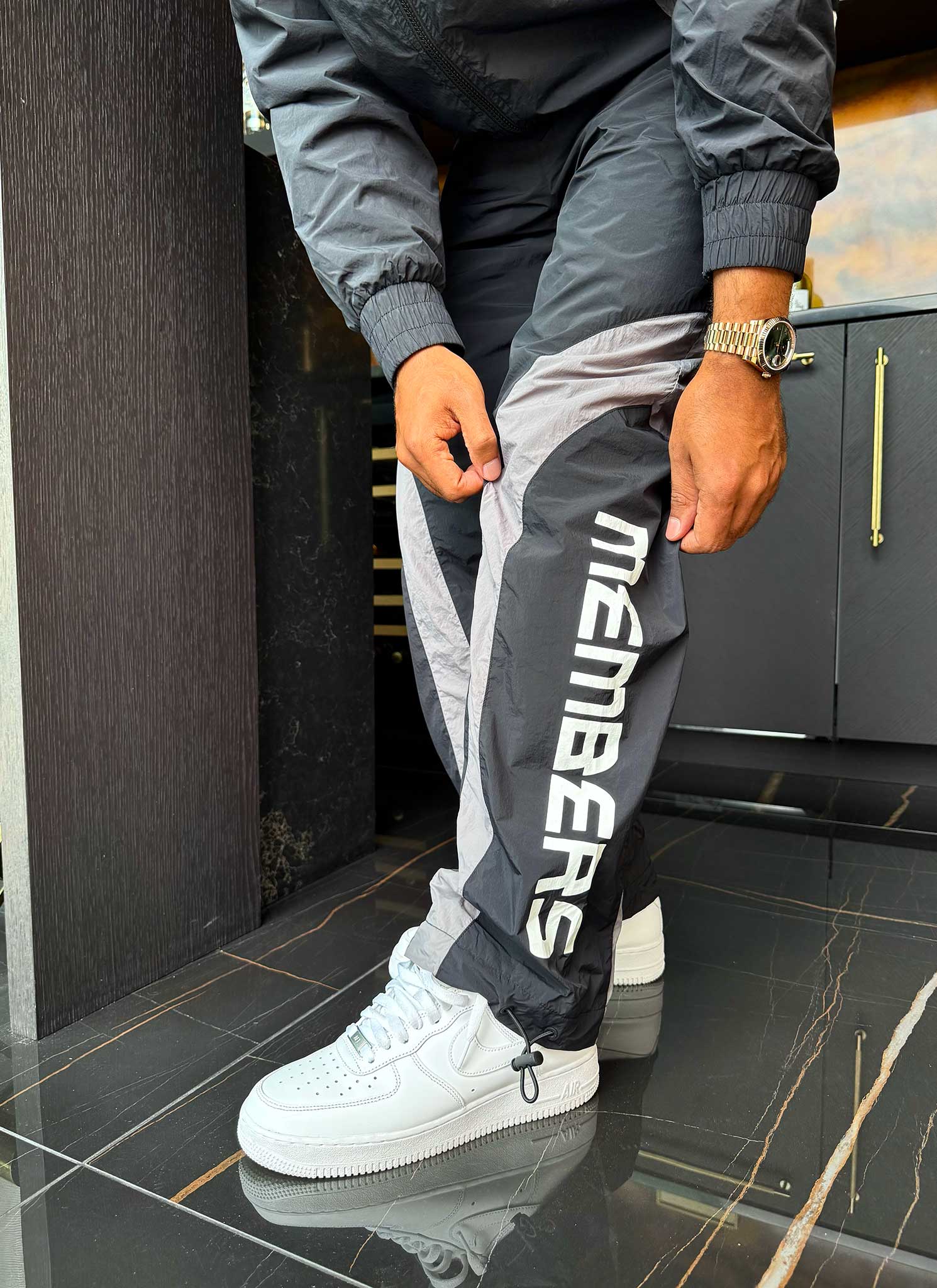 Members Track Pants - Black