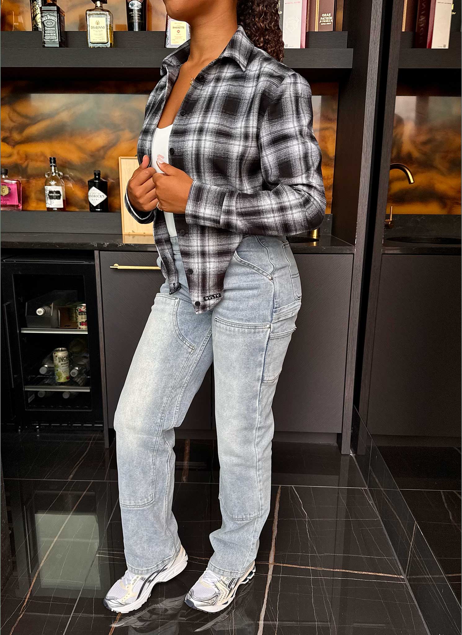 Corset Flannel - Black