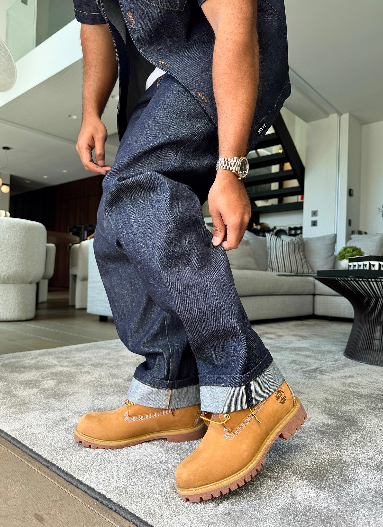 Structured Selvedge Jeans - Indigo