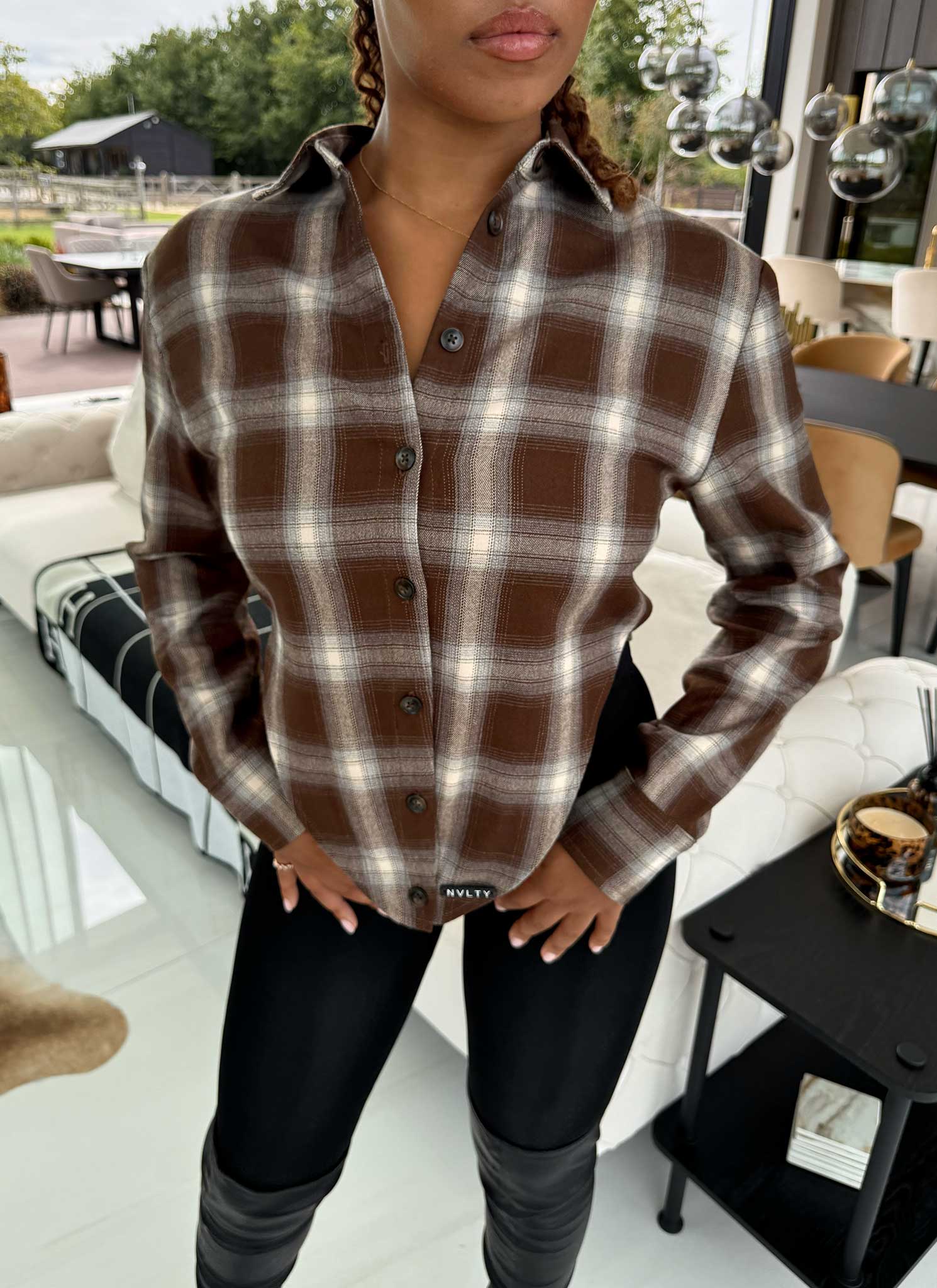 Corset Flannel - Brown