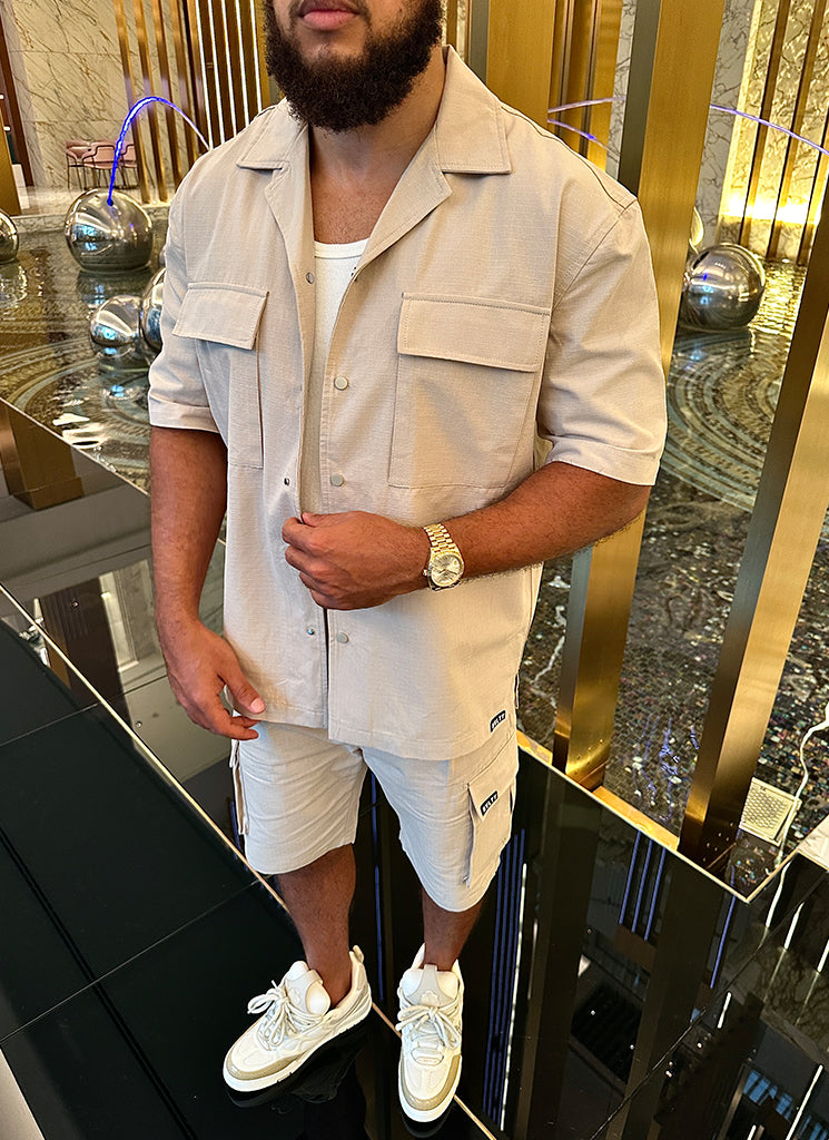 Vintage Cargo Shirt - Stone