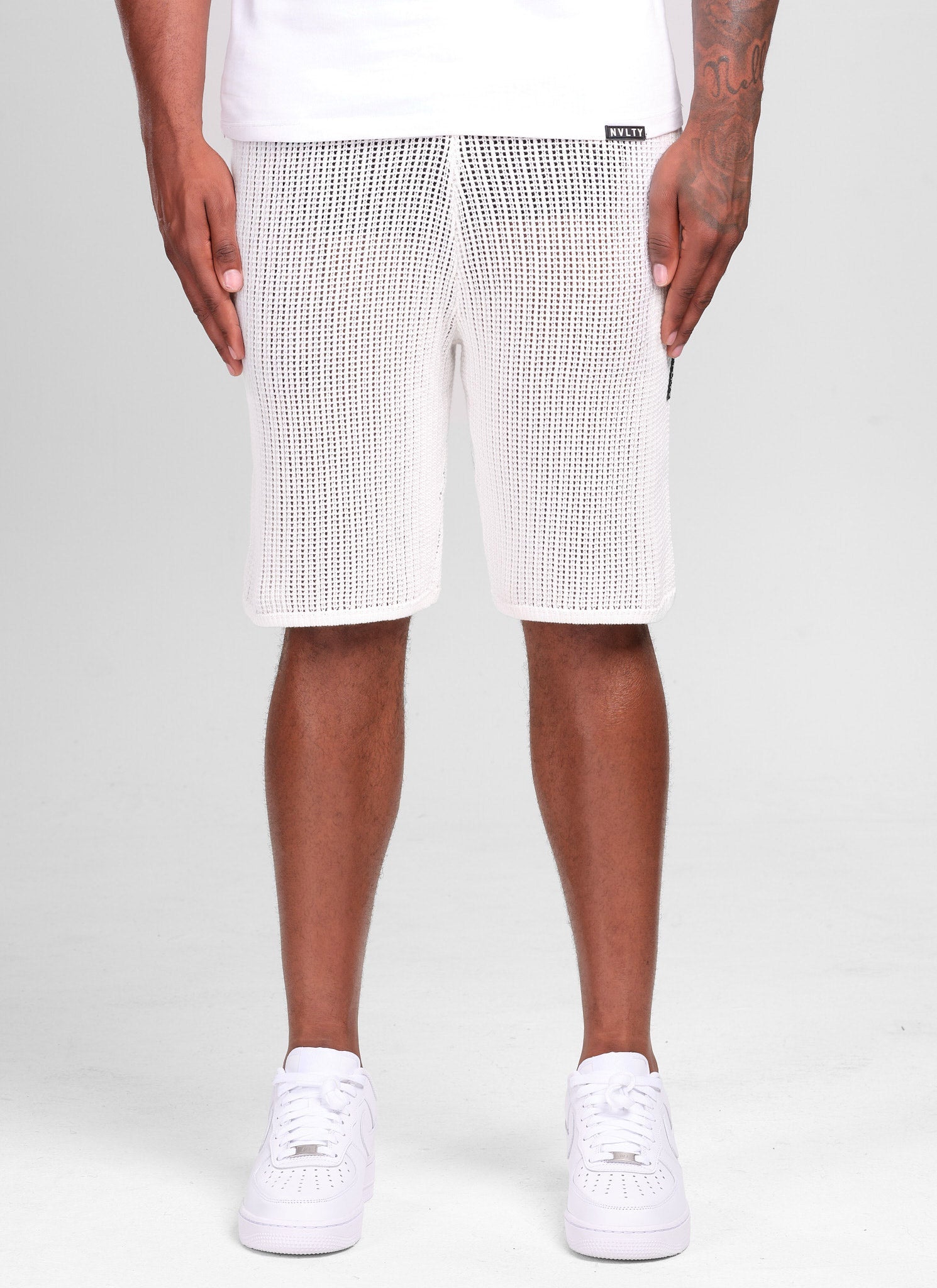 Knitted Shorts - Ivory