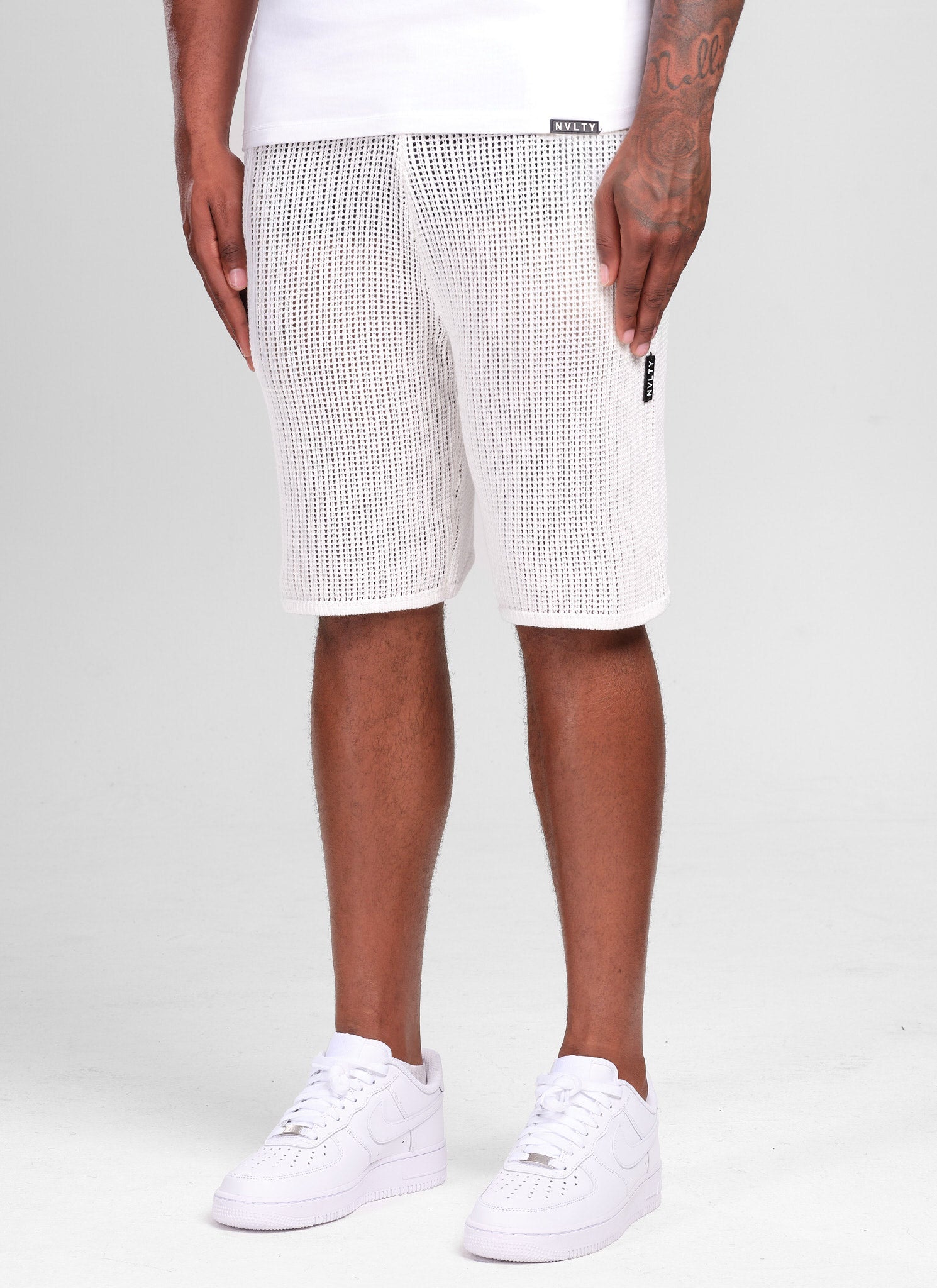 Knitted Shorts - Ivory
