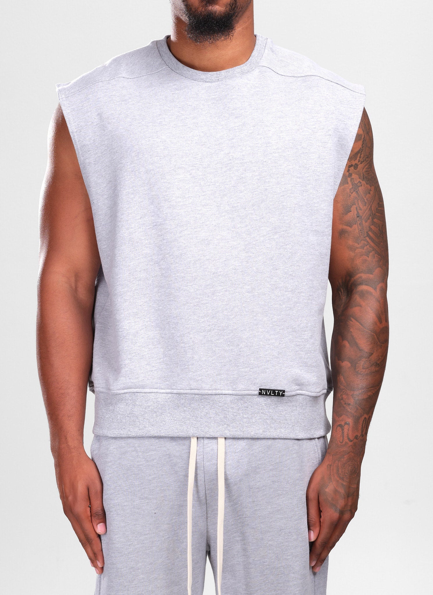 Sleeveless Sweatshirt - Grey