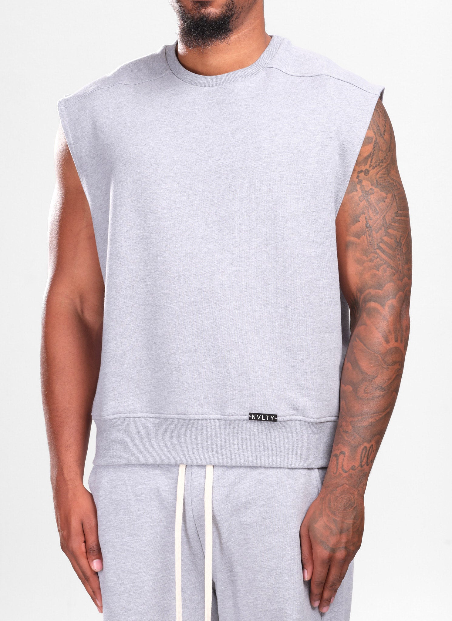 Sleeveless Sweatshirt - Grey