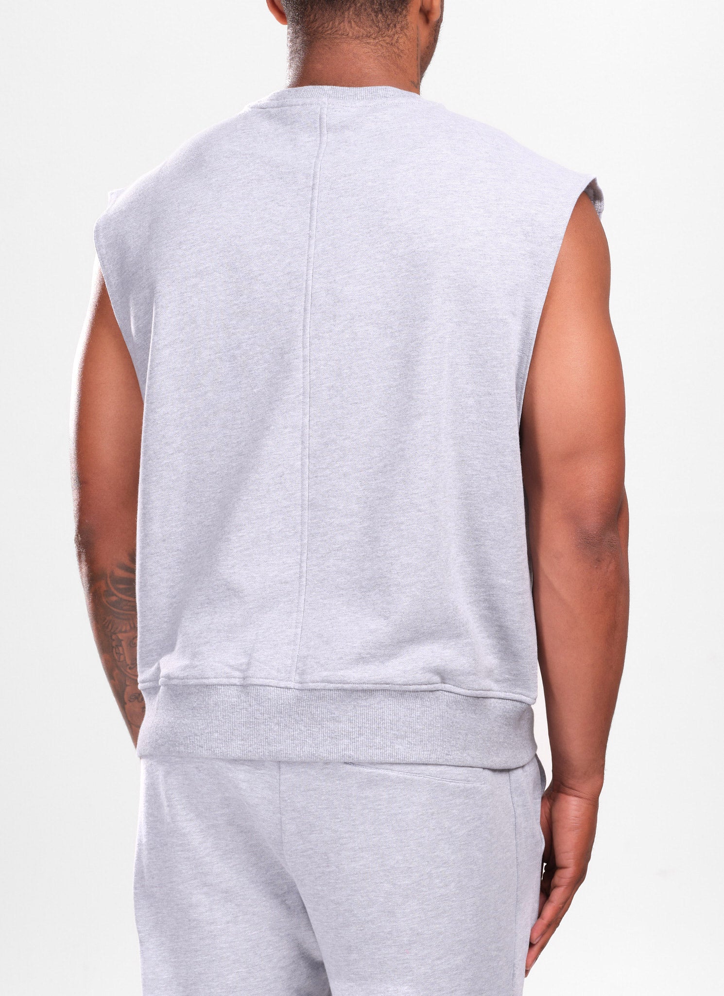 Sleeveless Sweatshirt - Grey