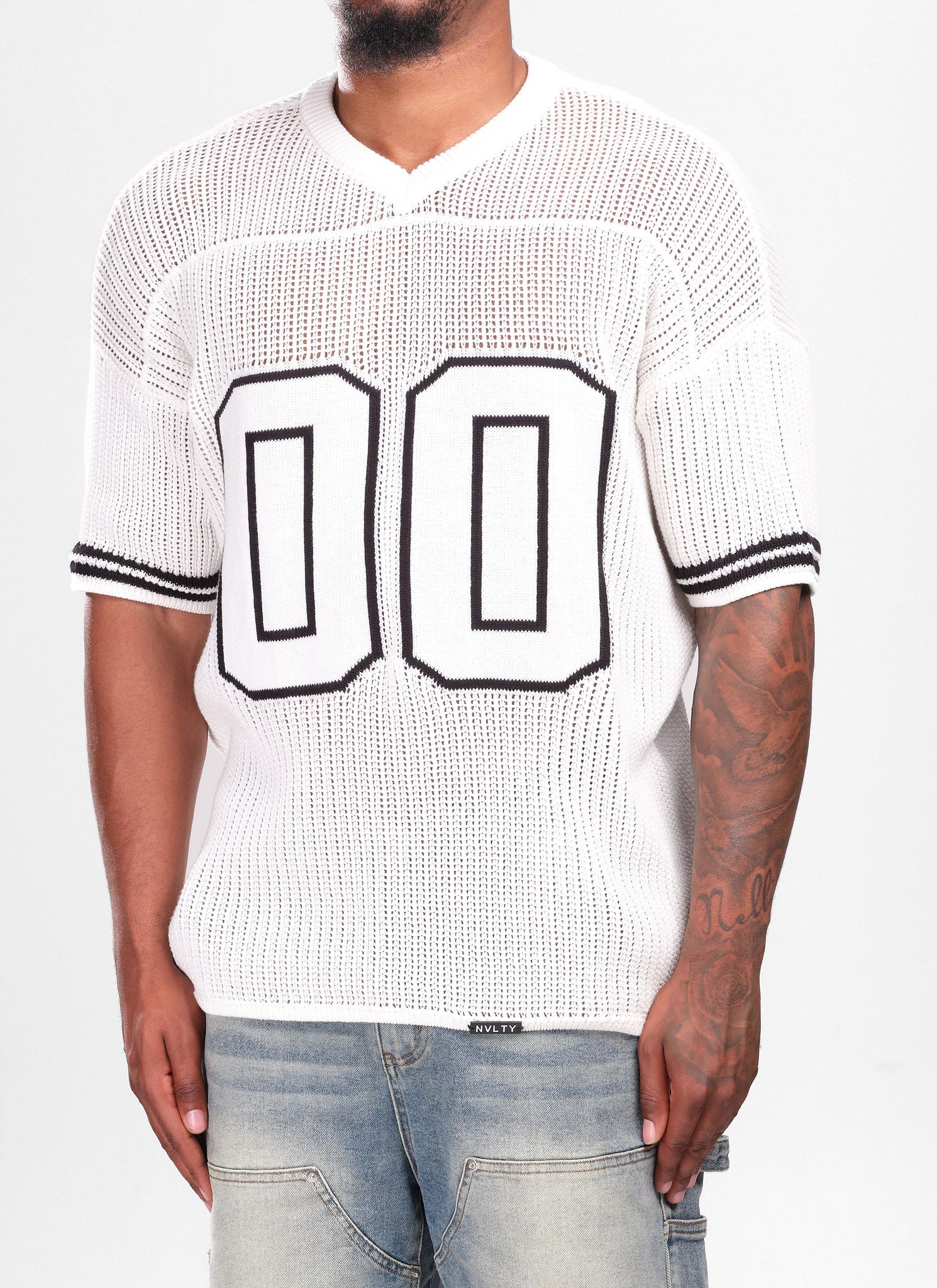 Knitted Members Jersey - Ivory