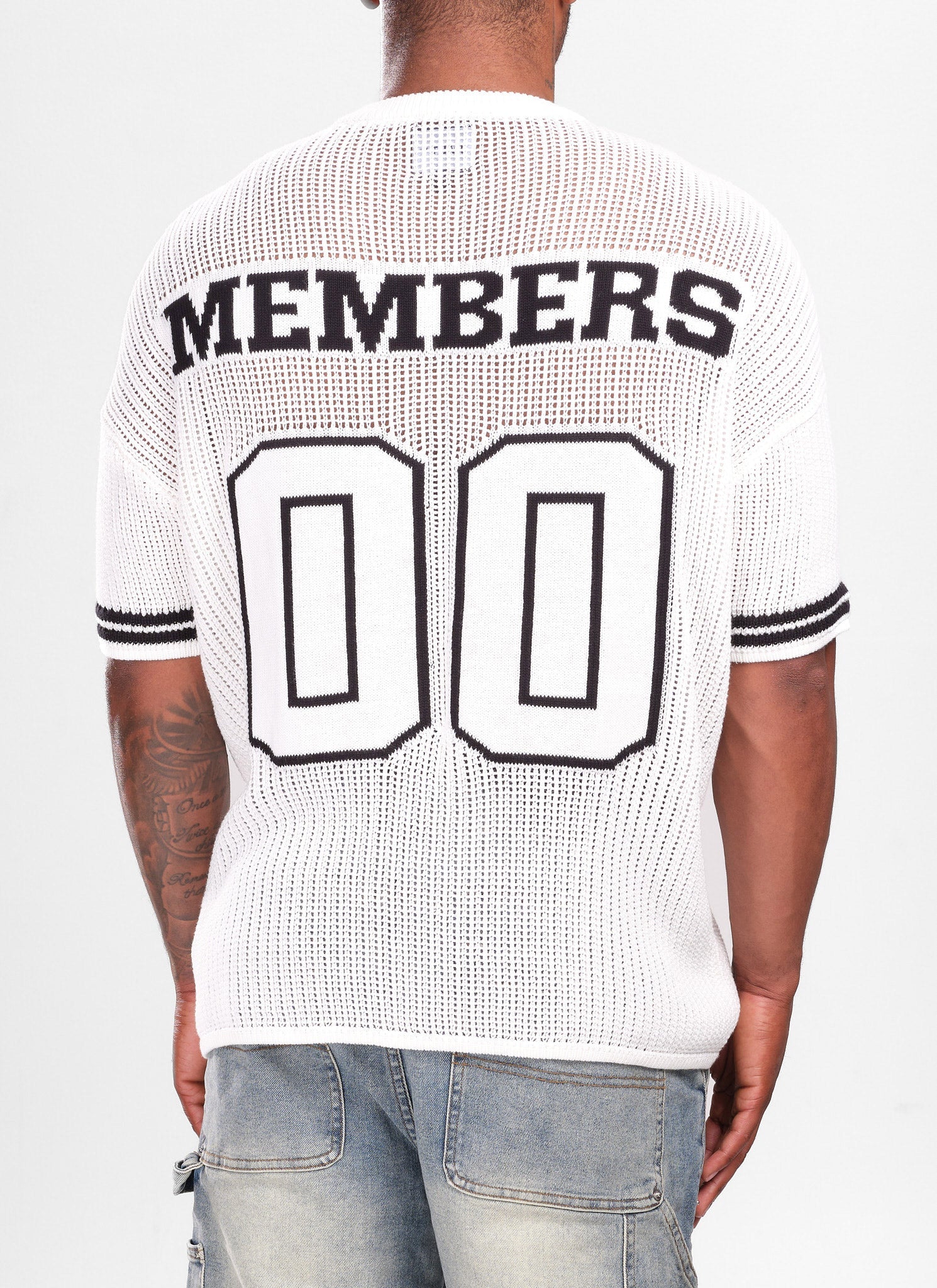 Knitted Members Jersey - Ivory