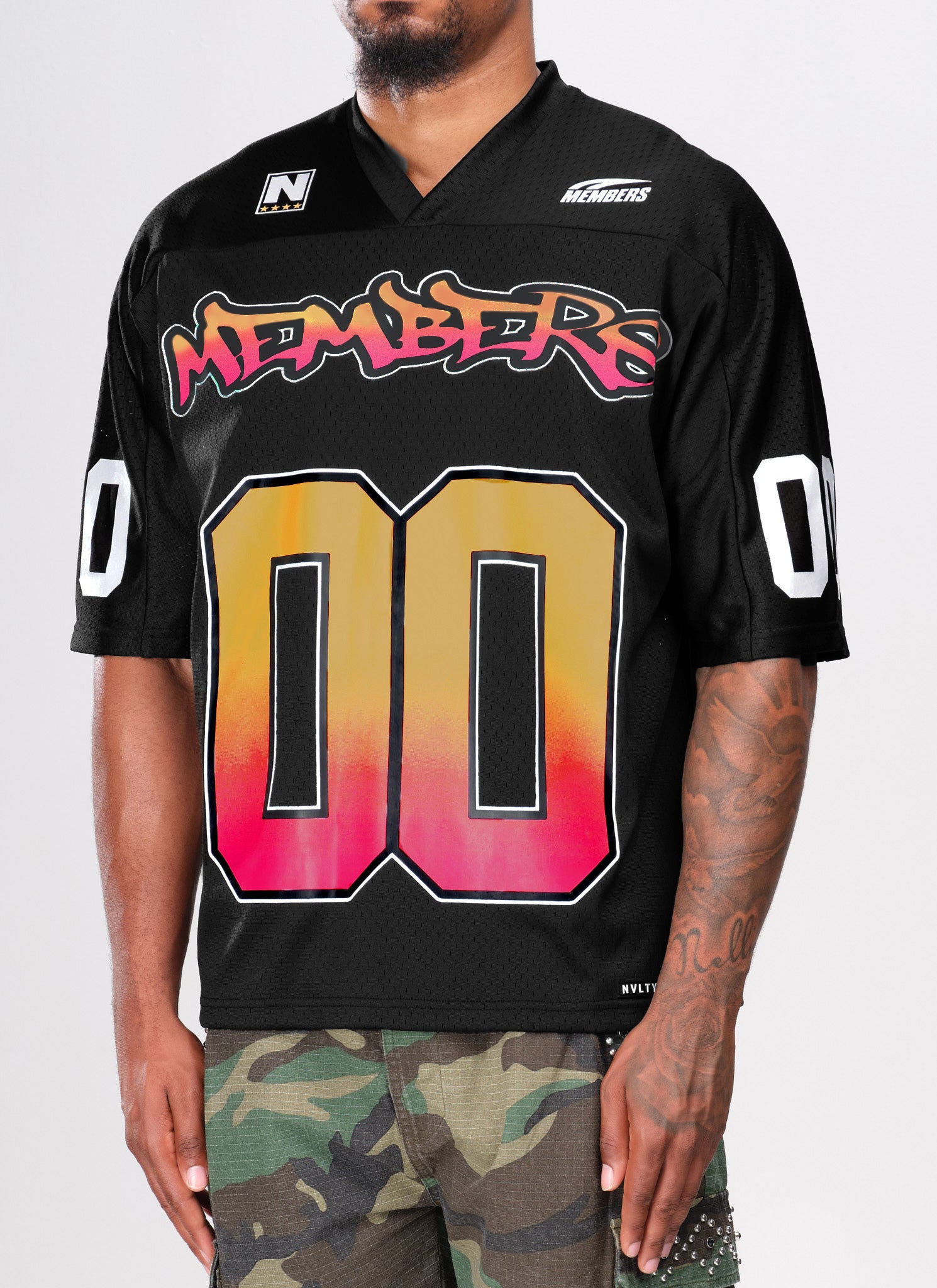 Graffiti Members Jersey - Black