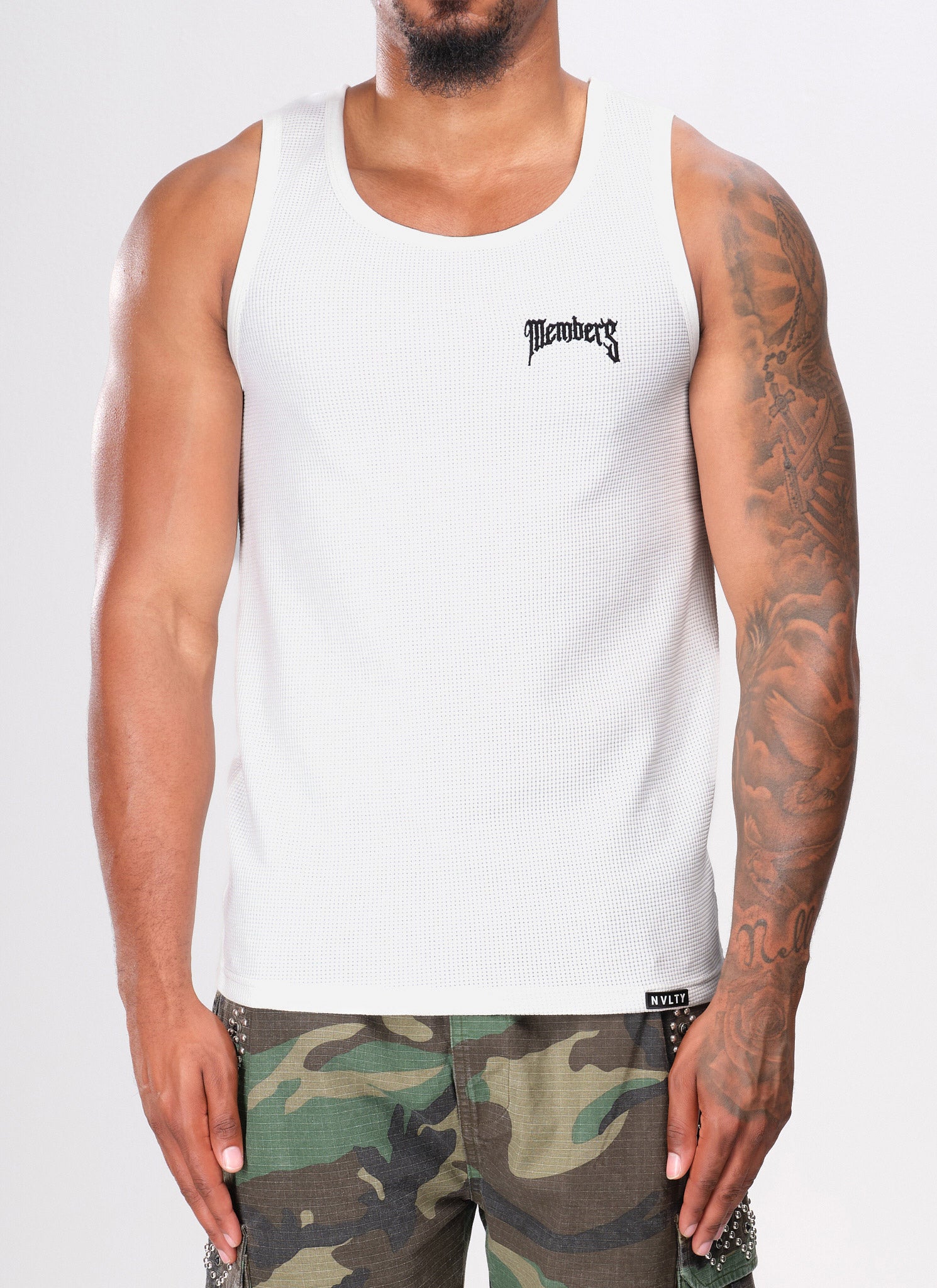 Members Arc Vest - White