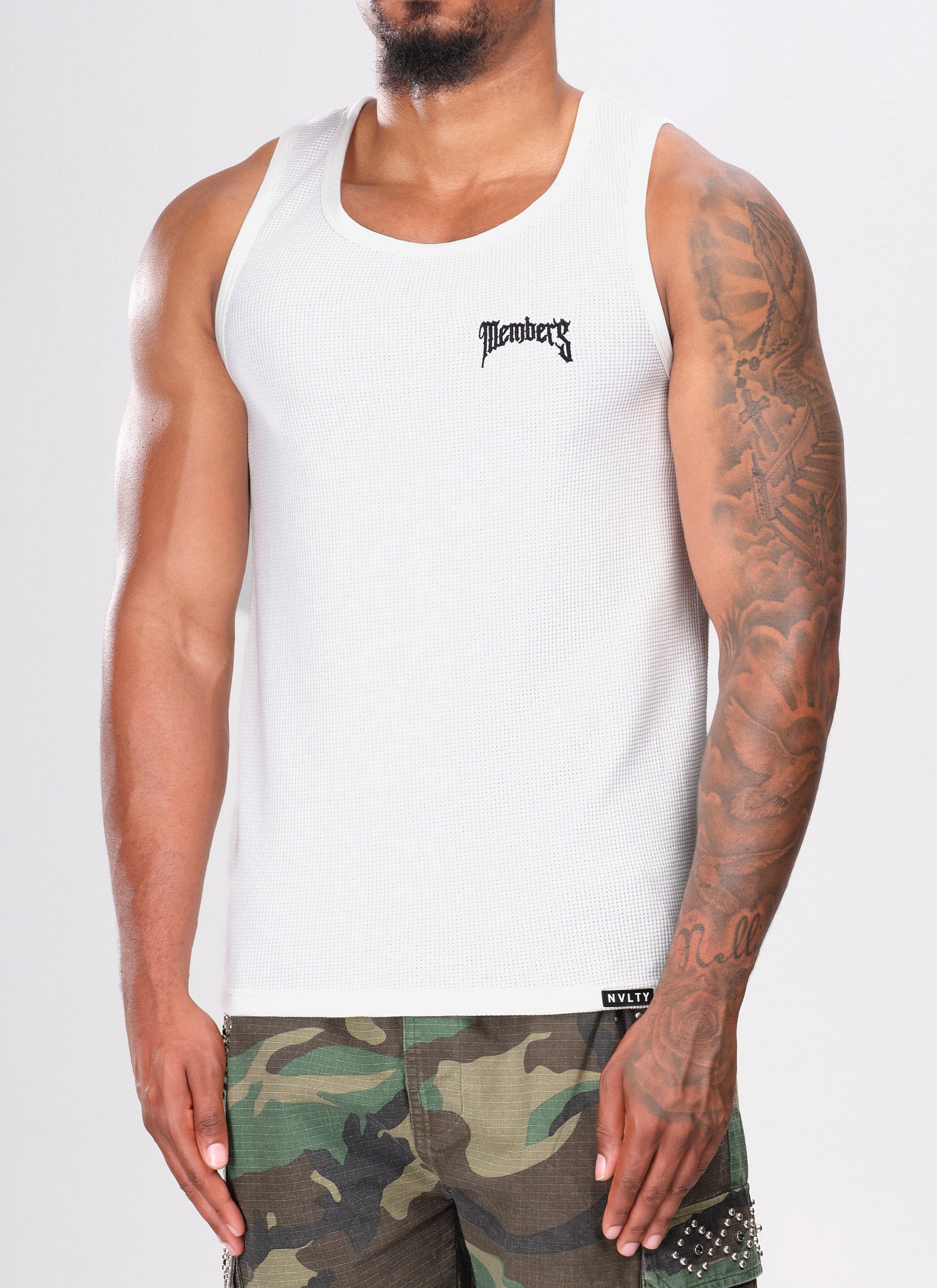 Members Arc Vest - White